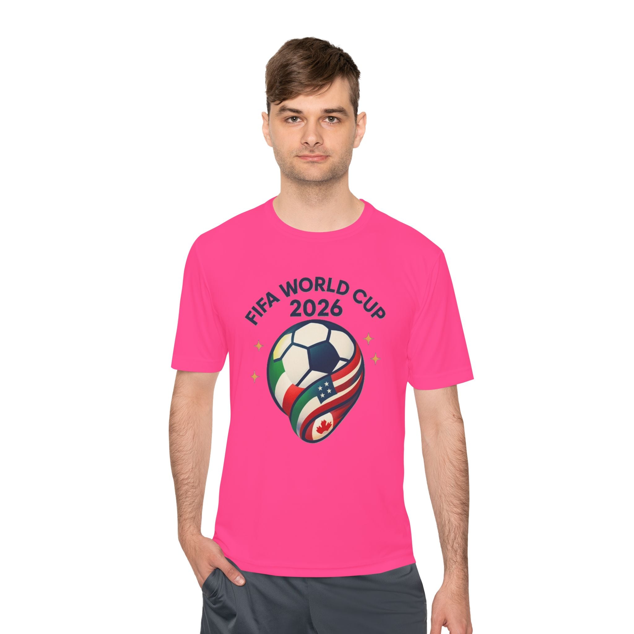 FIFA World Cup 2026 Soccer Tee — USA/Canada/Mexico