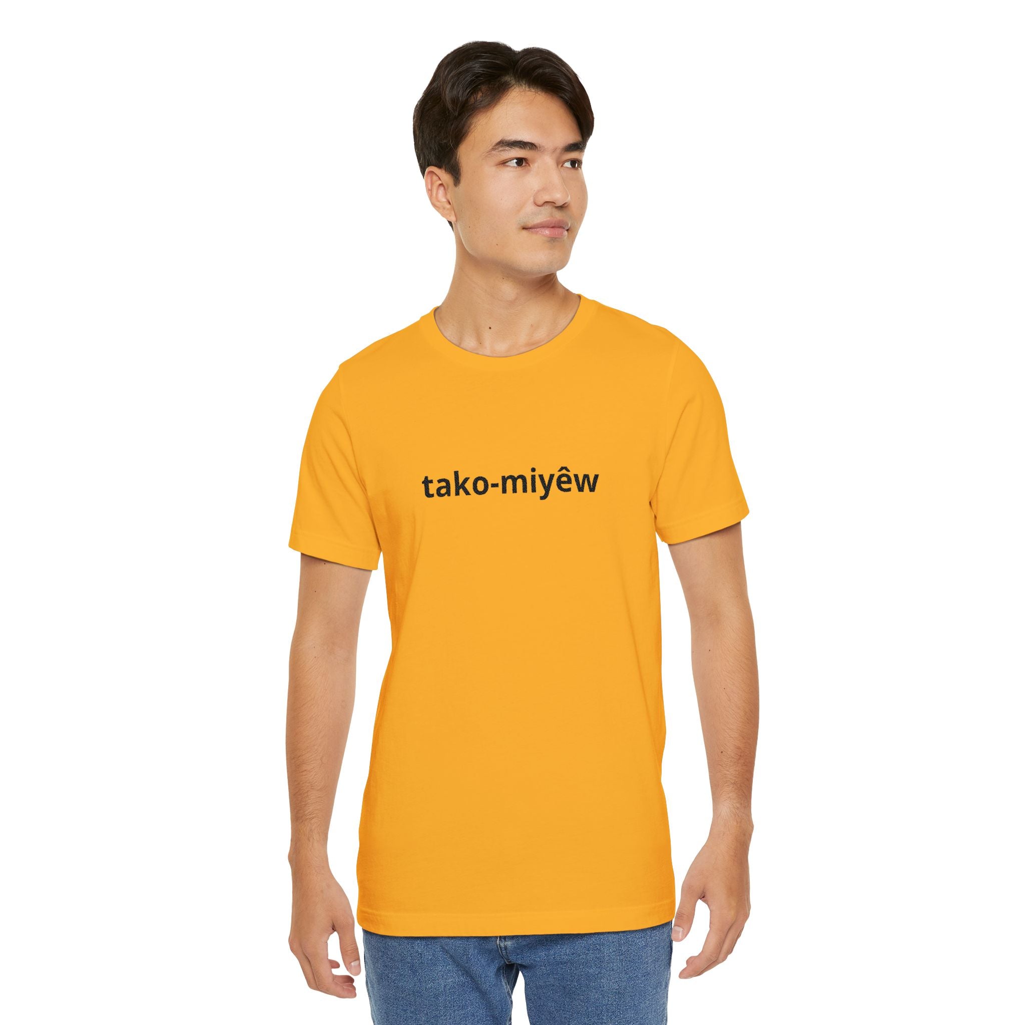 Tako-Miyêw Tee — Minimal Indigenous Language Graphic T-Shirt