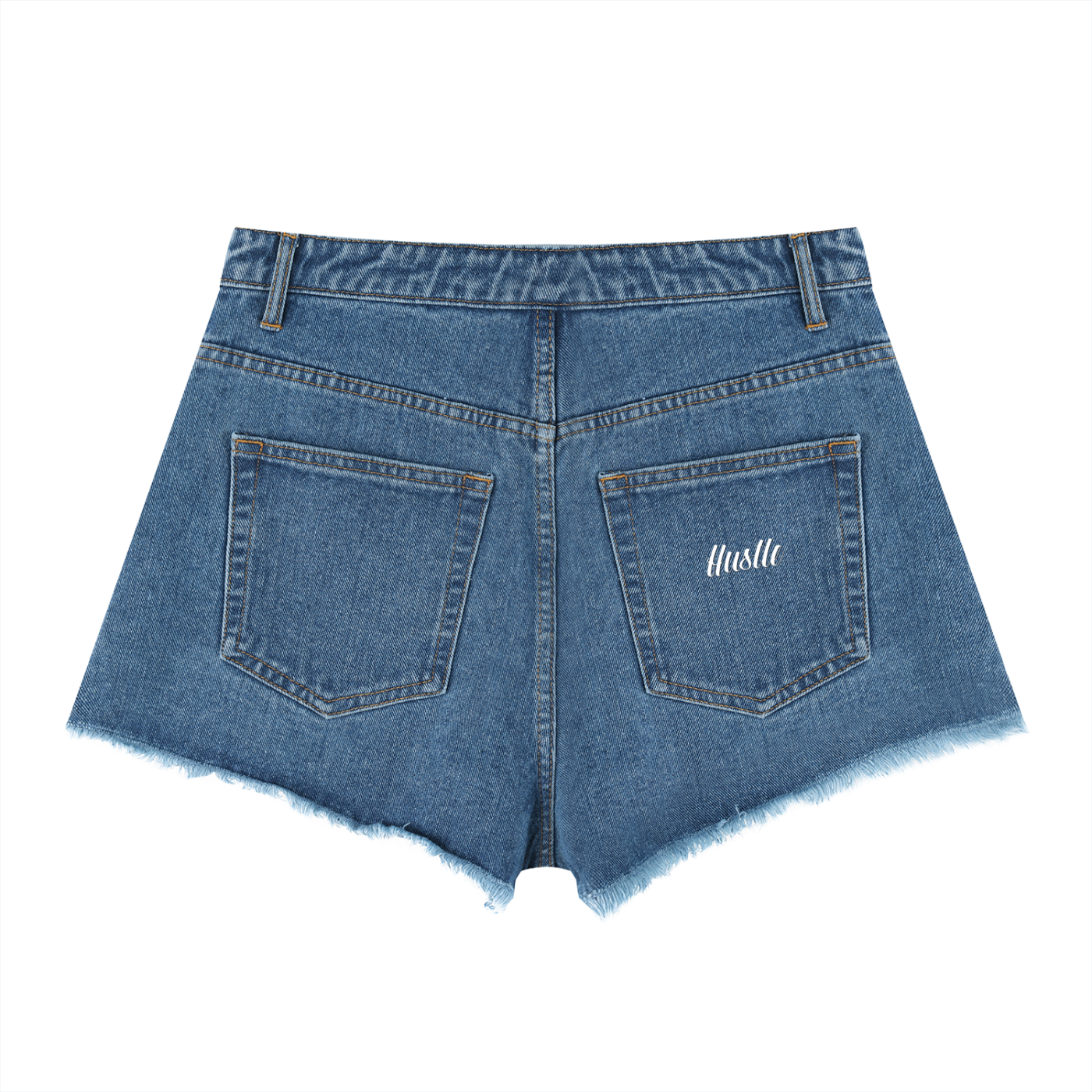 Hustle,PlugClothingCompany,HighRiseDenimShorts,ShesThePlug