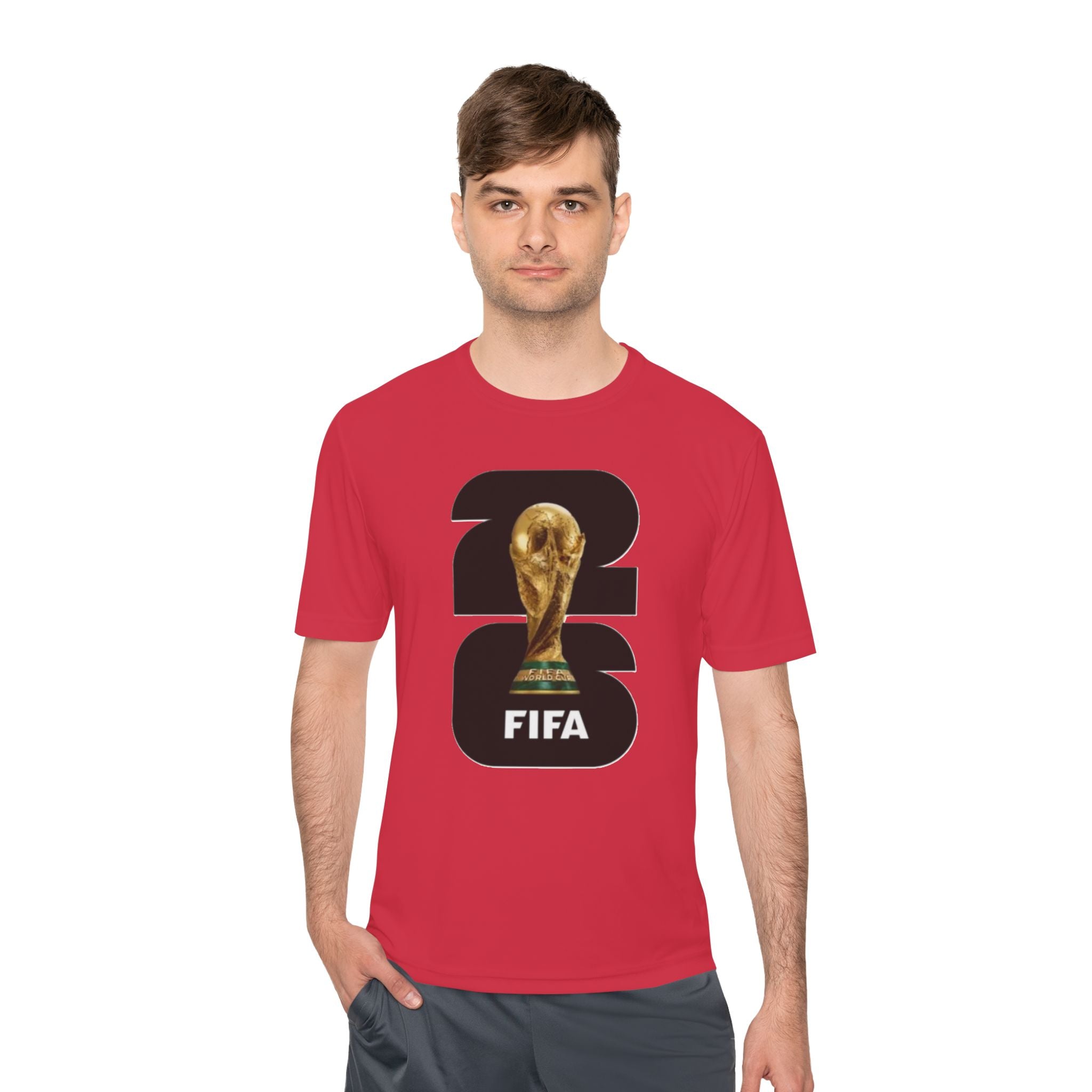 FIFA World Cup 26 Trophy Tee — Soccer Fan Moisture-Wicking Shirt