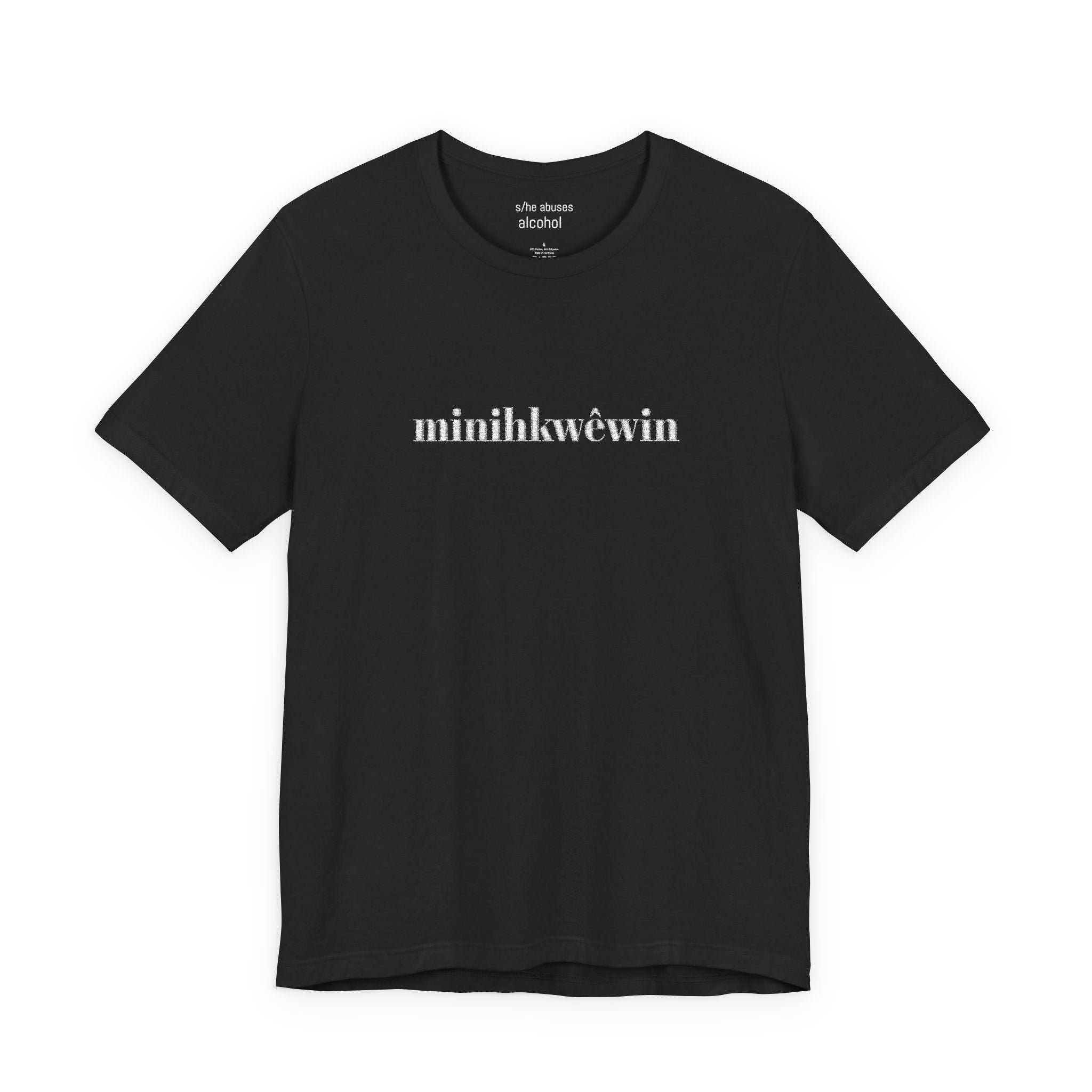 Minimalist  "minihkwêwin" Tee — Short Sleeve T-Shirt