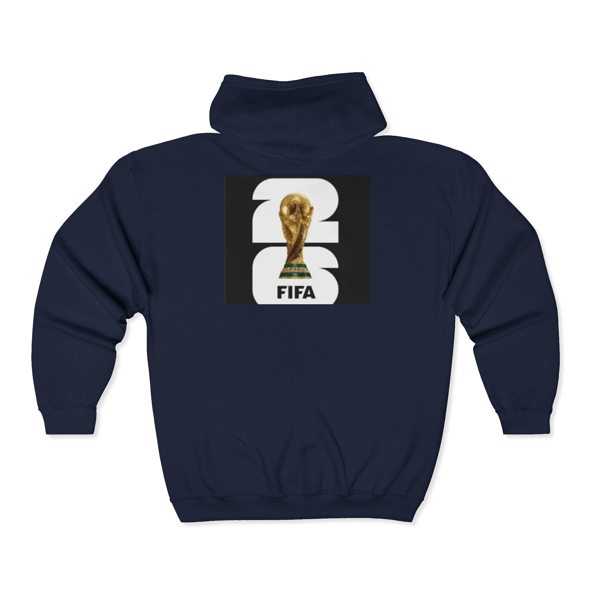 Mexico FIFA World Cup 2026 Full-Zip Hoodie — Team Emblem & Trophy Design