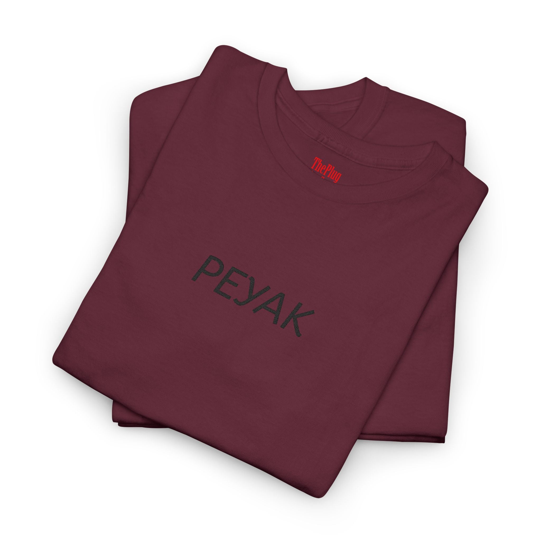 Peyak Graphic Tee — Minimalist White Cotton T-Shirt