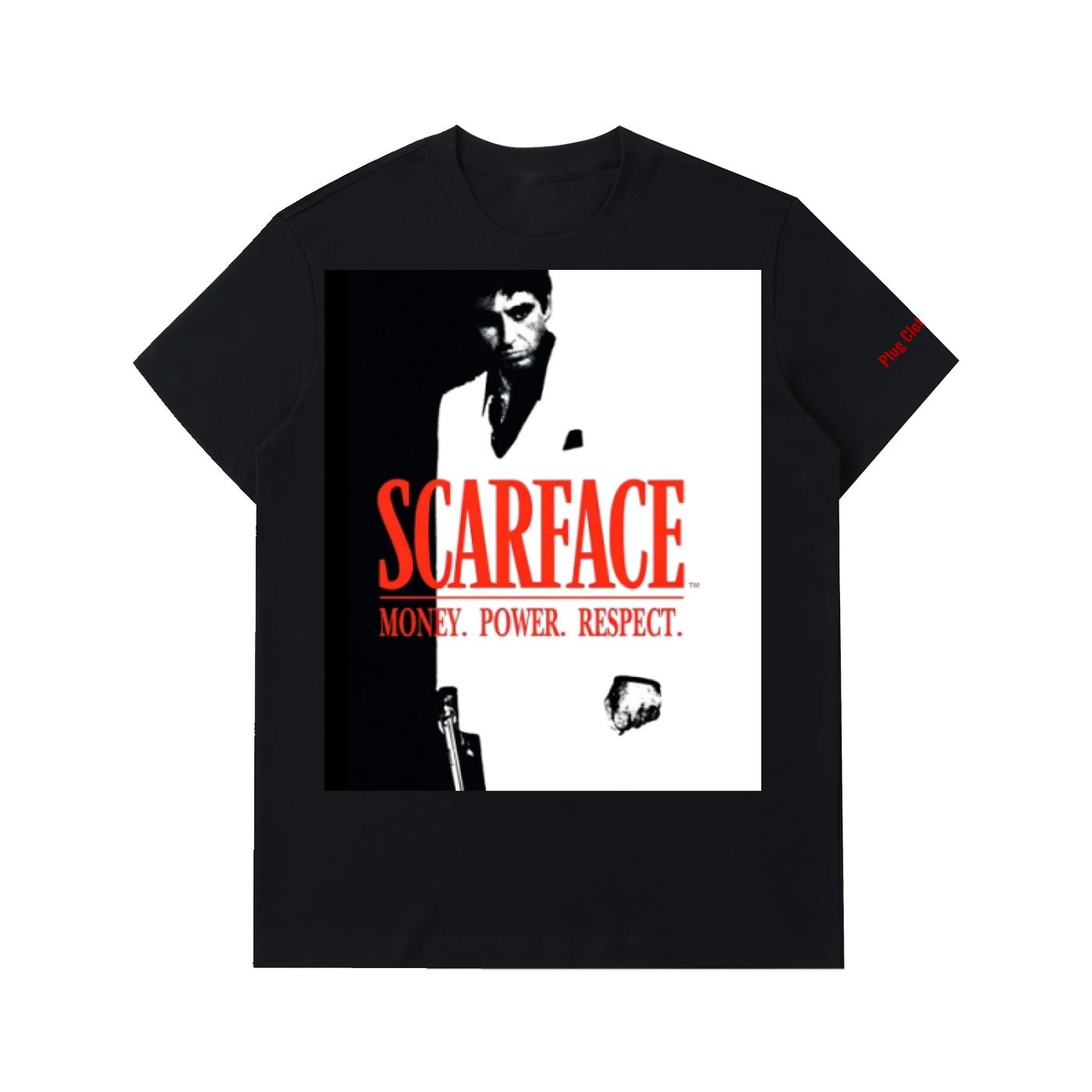Scarface,PlugClothingCompany,Streetwear,Huslter