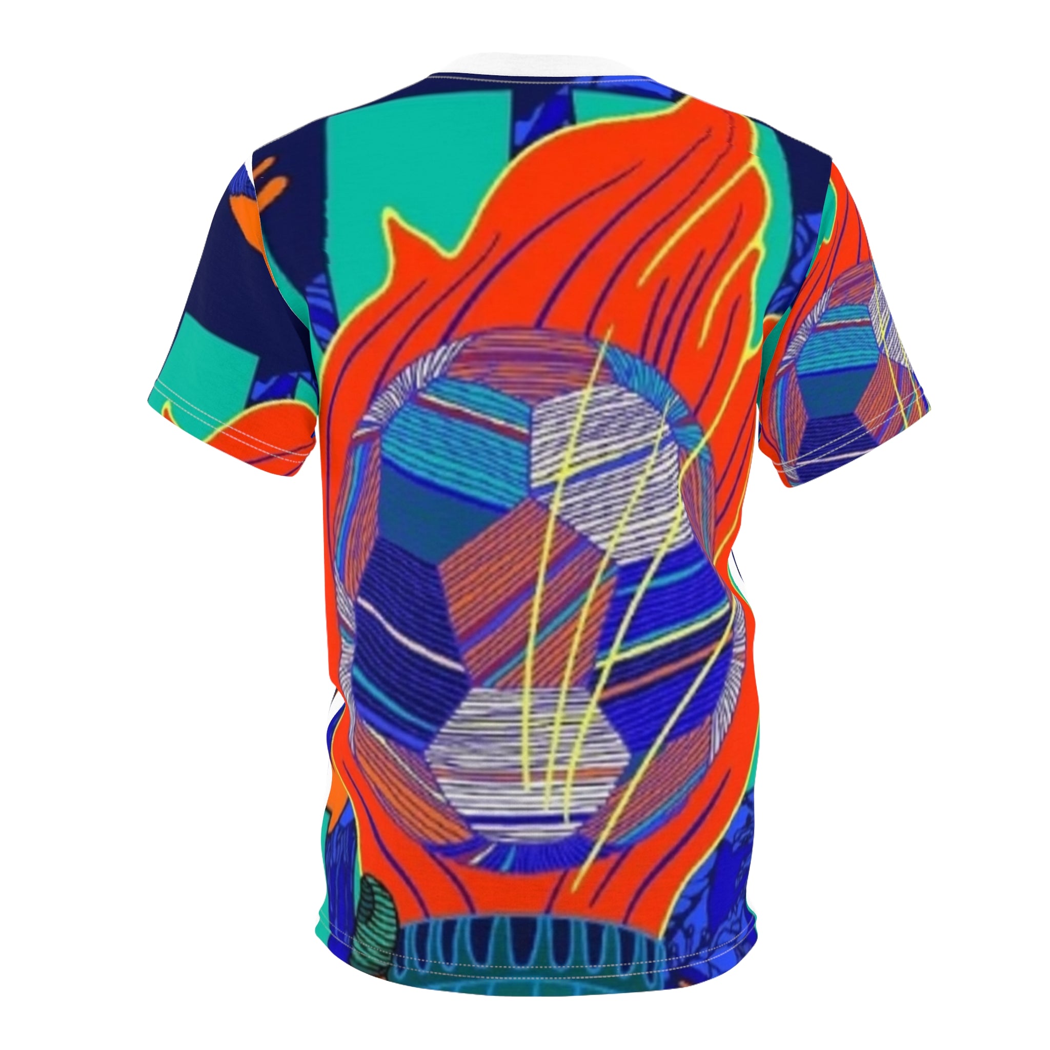 New Jersey FIFA World Cup Torch Print Tee — All-Over Soccer Tournament Graphic Shirt