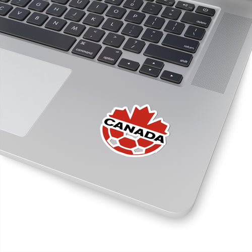 Canada Soccer Maple Leaf Sticker — Kiss-Cut Vinyl Decal
