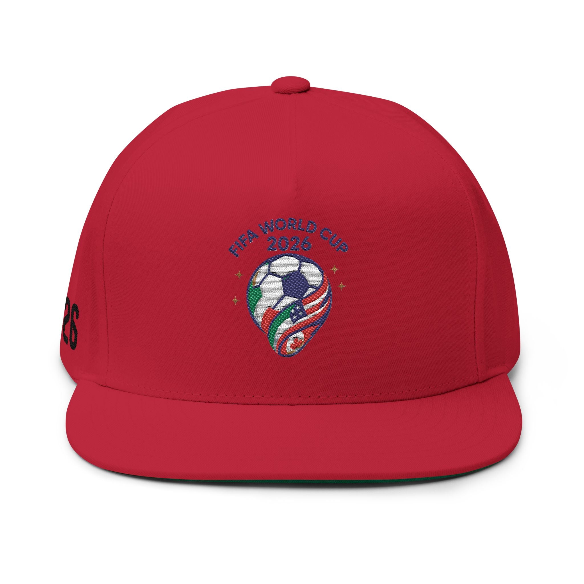FIFA World Cup 2026 Embroidered Flat Bill Cap