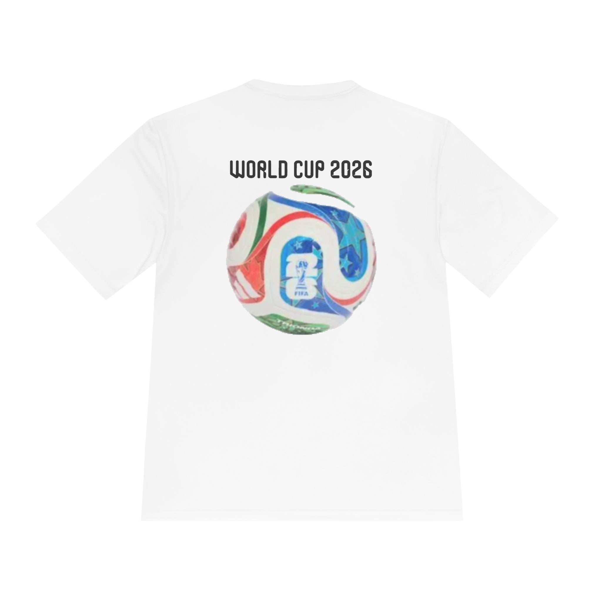 World Cup 2026 Spain Soccer Tee — Crest & Ball Graphic Moisture-Wicking Shirt
