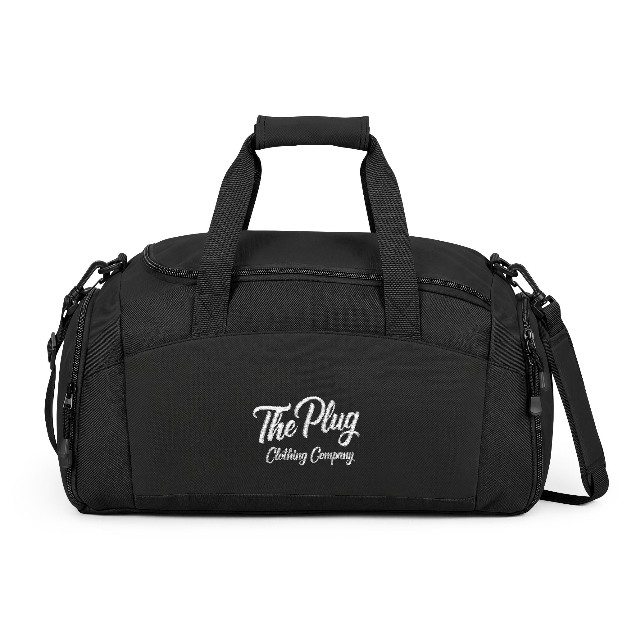 Embroidered “The Plug Clothing Company” Gym Bag