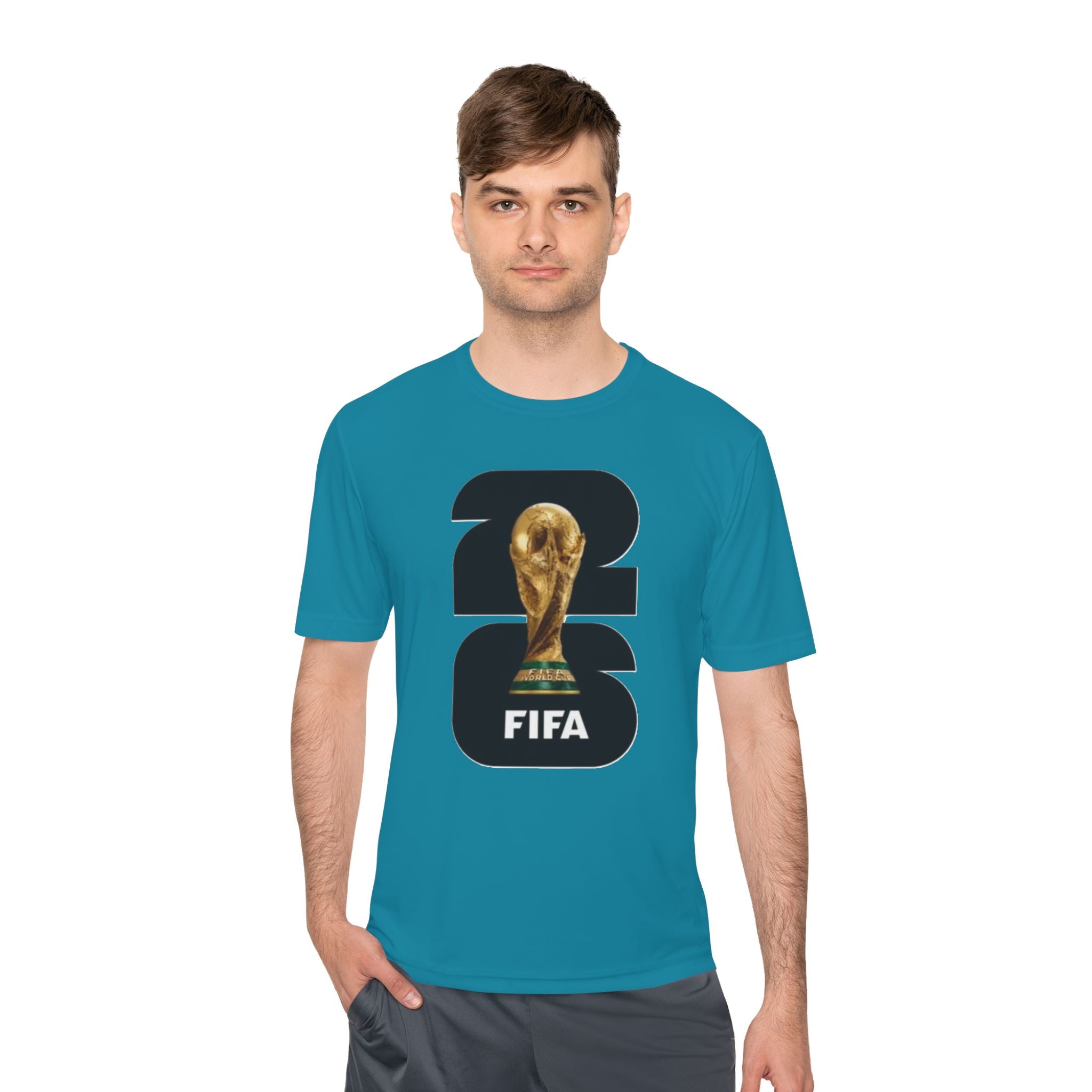 FIFA World Cup 26 Trophy Tee — Soccer Fan Moisture-Wicking Shirt