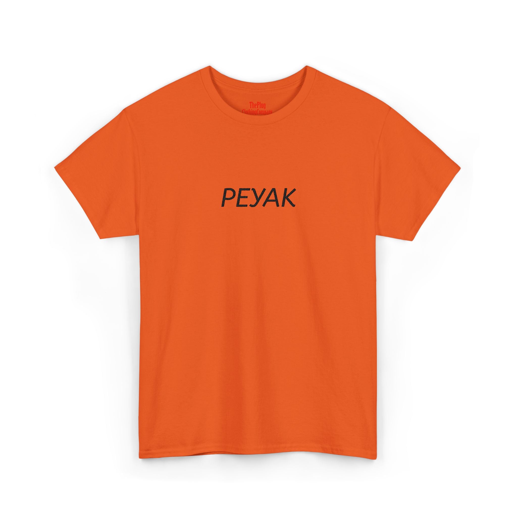 Peyak Graphic Tee — Minimalist White Cotton T-Shirt