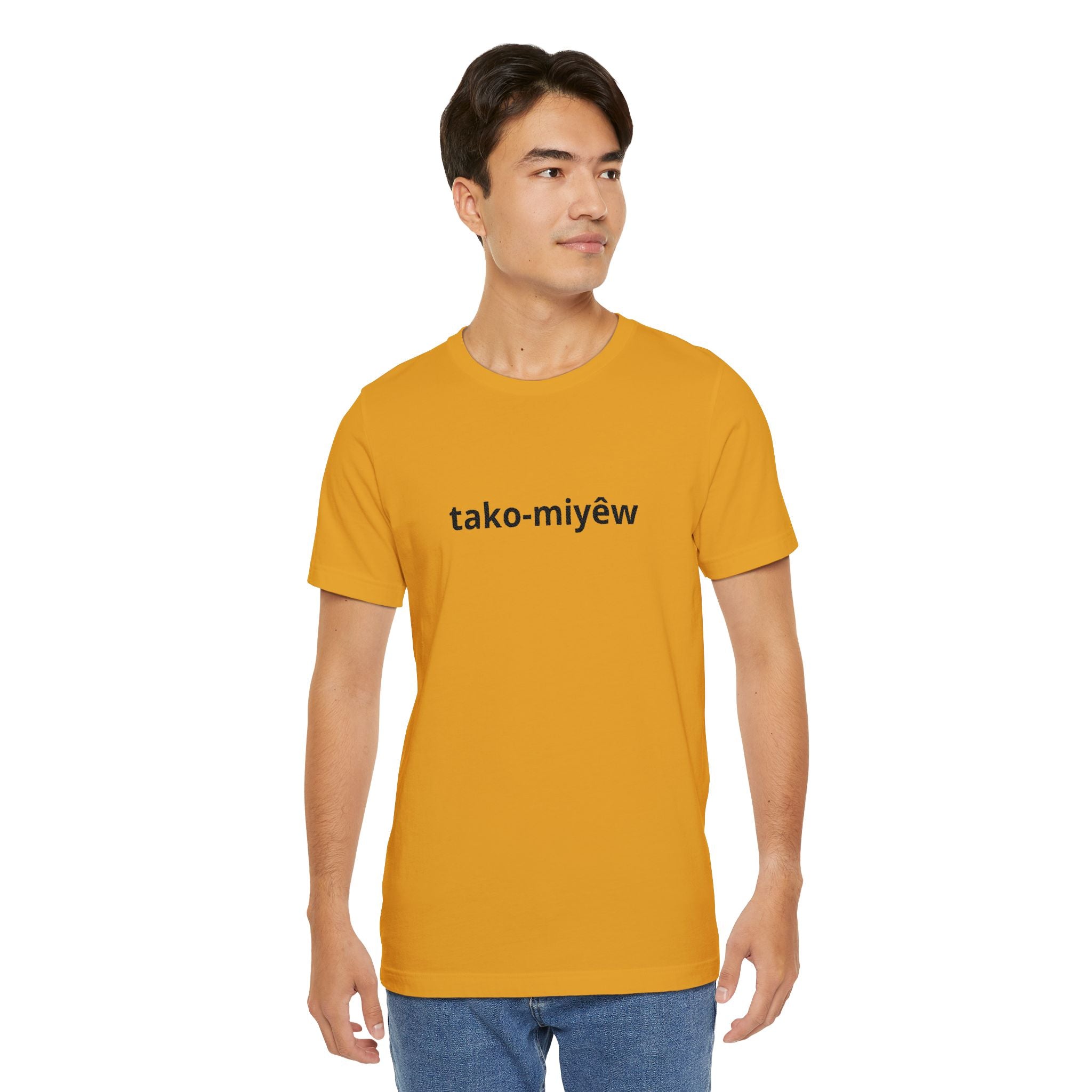 Tako-Miyêw Tee — Minimal Indigenous Language Graphic T-Shirt