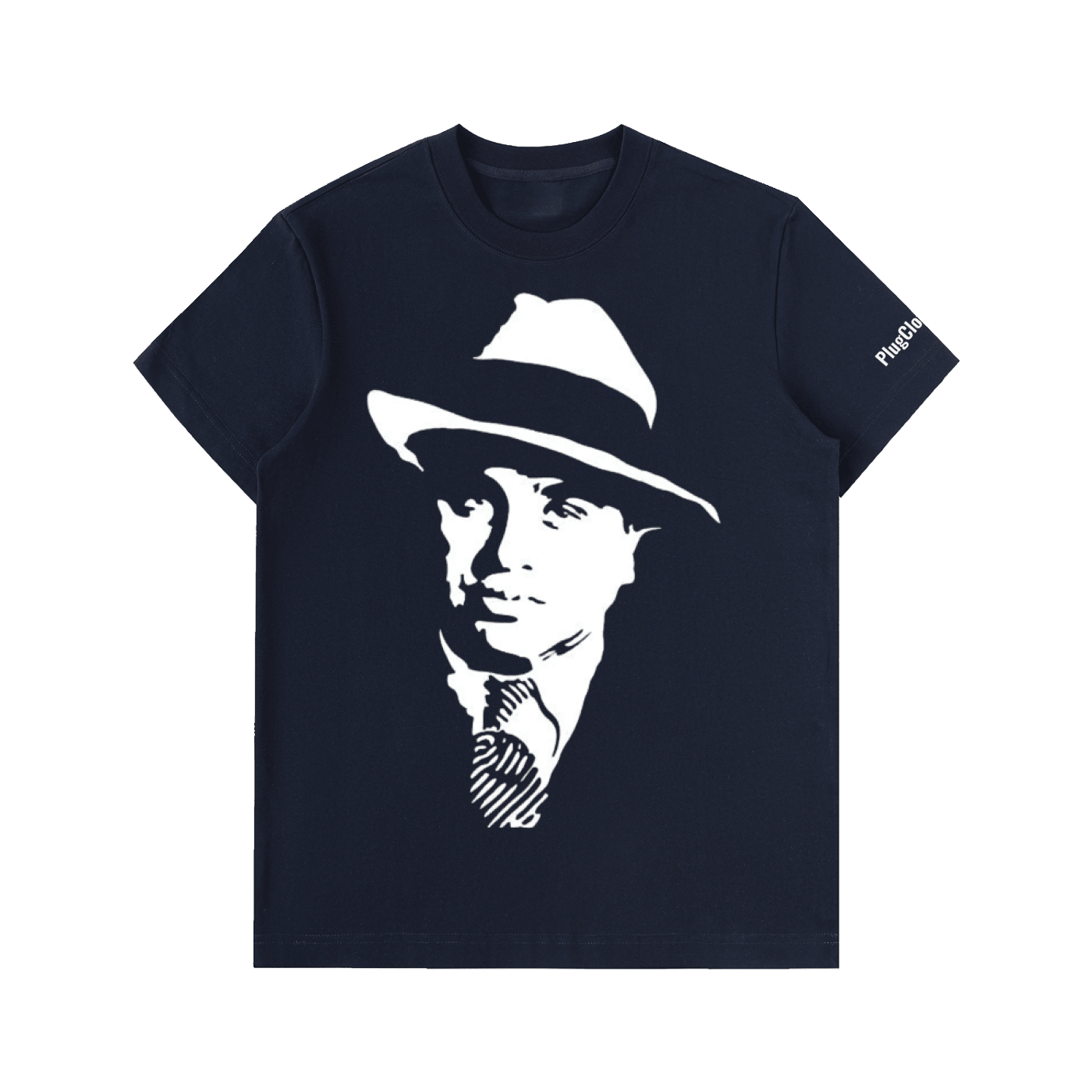 Al Capone: Essential Heavyweight Cotton T-Shirt - Art by Seepengoose: The Plug Clothing Company