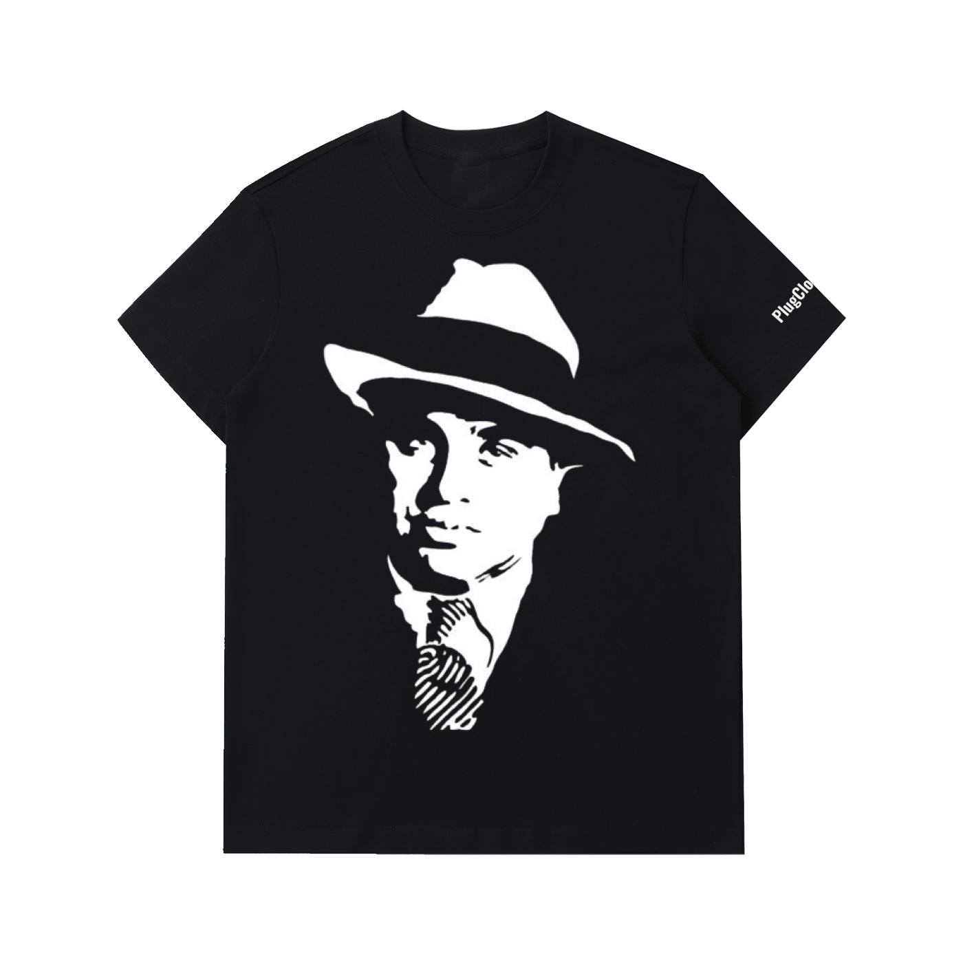 Al Capone: Essential Heavyweight Cotton T-Shirt - Art by Seepengoose: The Plug Clothing Company