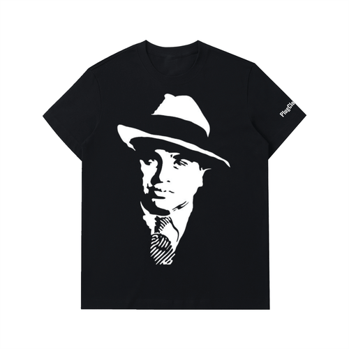 Al Capone: Essential Heavyweight Cotton T-Shirt - Art by Seepengoose: The Plug Clothing Company