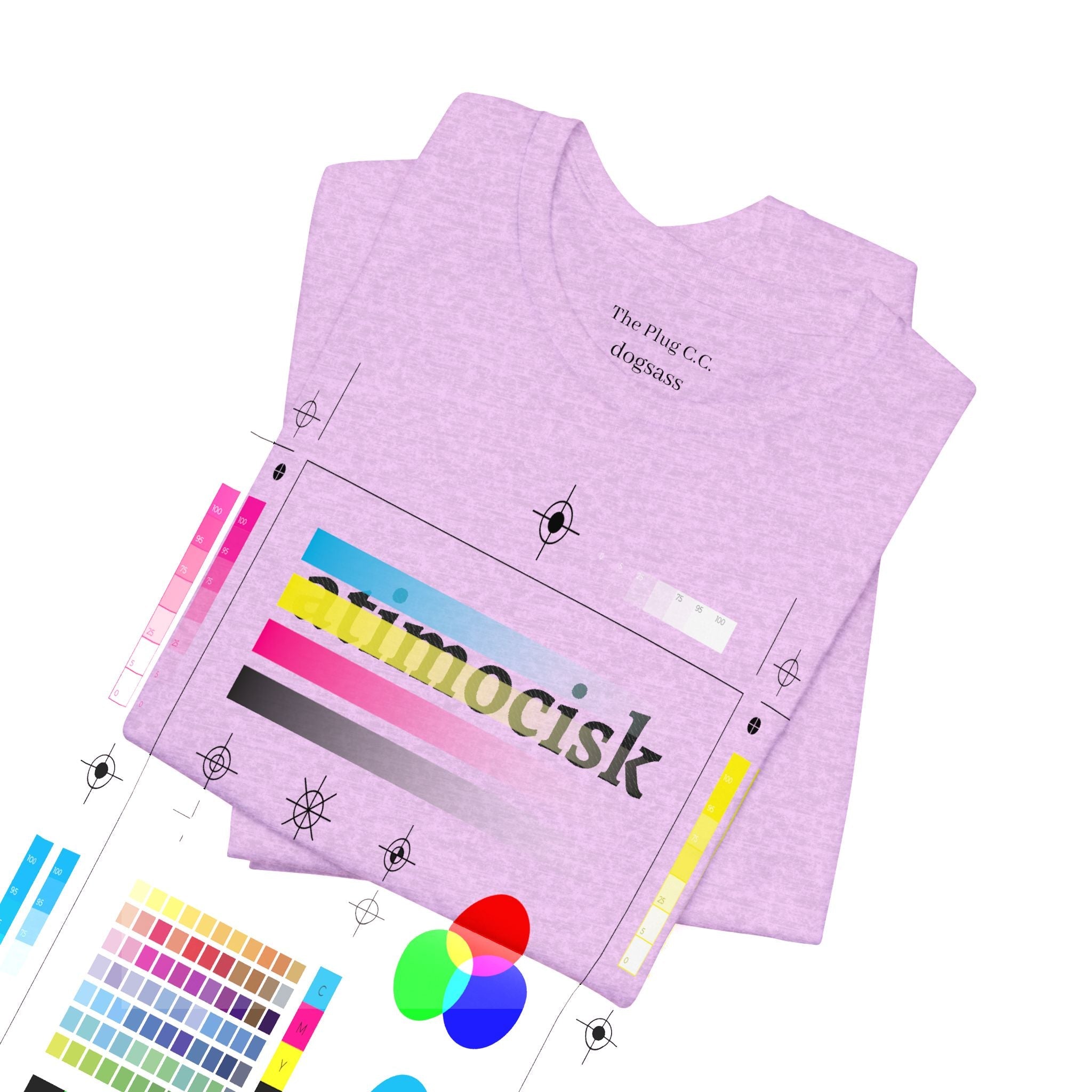 atimocisk Minimalist Text T-Shirt — Casual T-Shirt - Art by Seepengoose: The Plug Clothing Company