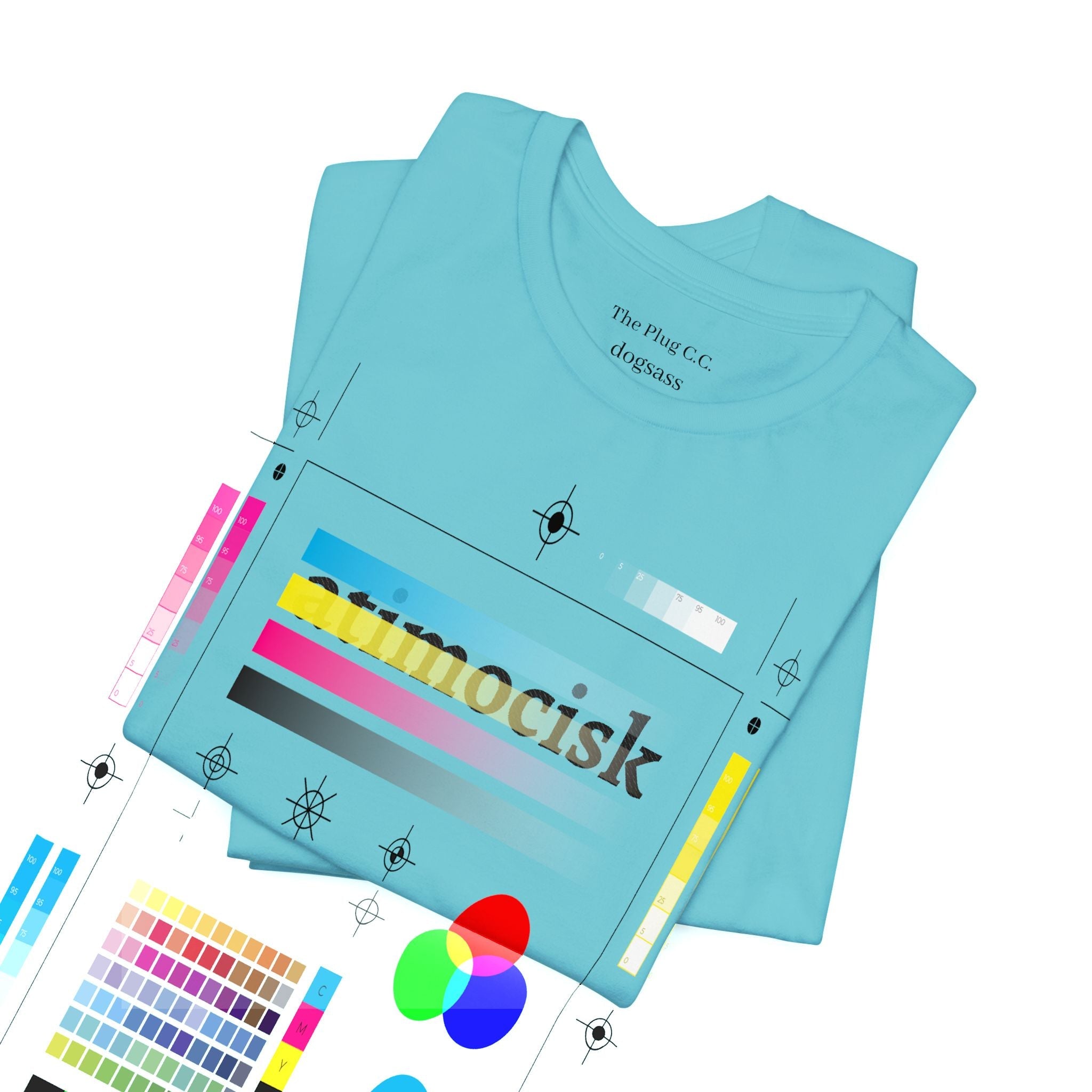 atimocisk Minimalist Text T-Shirt — Casual T-Shirt - Art by Seepengoose: The Plug Clothing Company