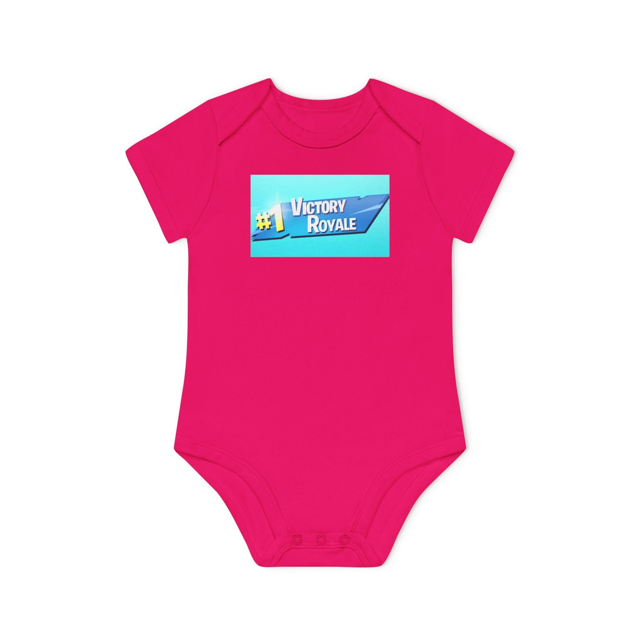 Baby Bodysuit "1 Victory Royale" - Gamer Infant Onesie, Cute Video Game Newborn Gift - Art by Seepengoose: The Plug Clothing Company