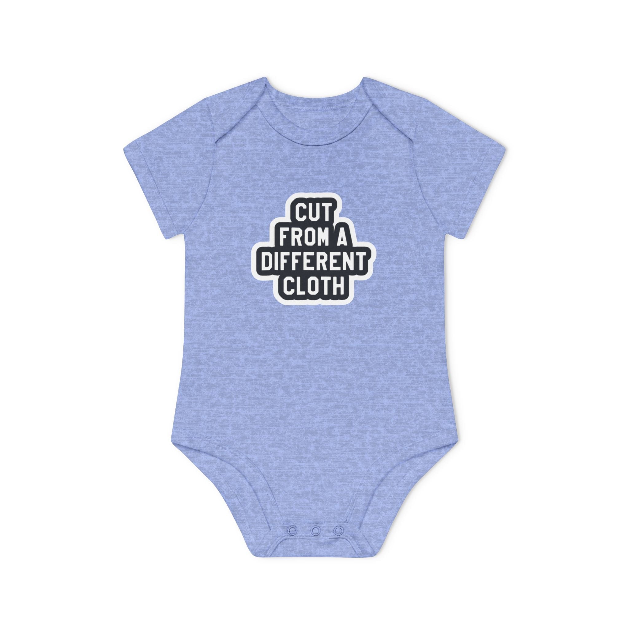 Baby Bodysuit — "Cut From A Different Cloth" Organic Short Sleeve Onesie - Art by Seepengoose: The Plug Clothing Company