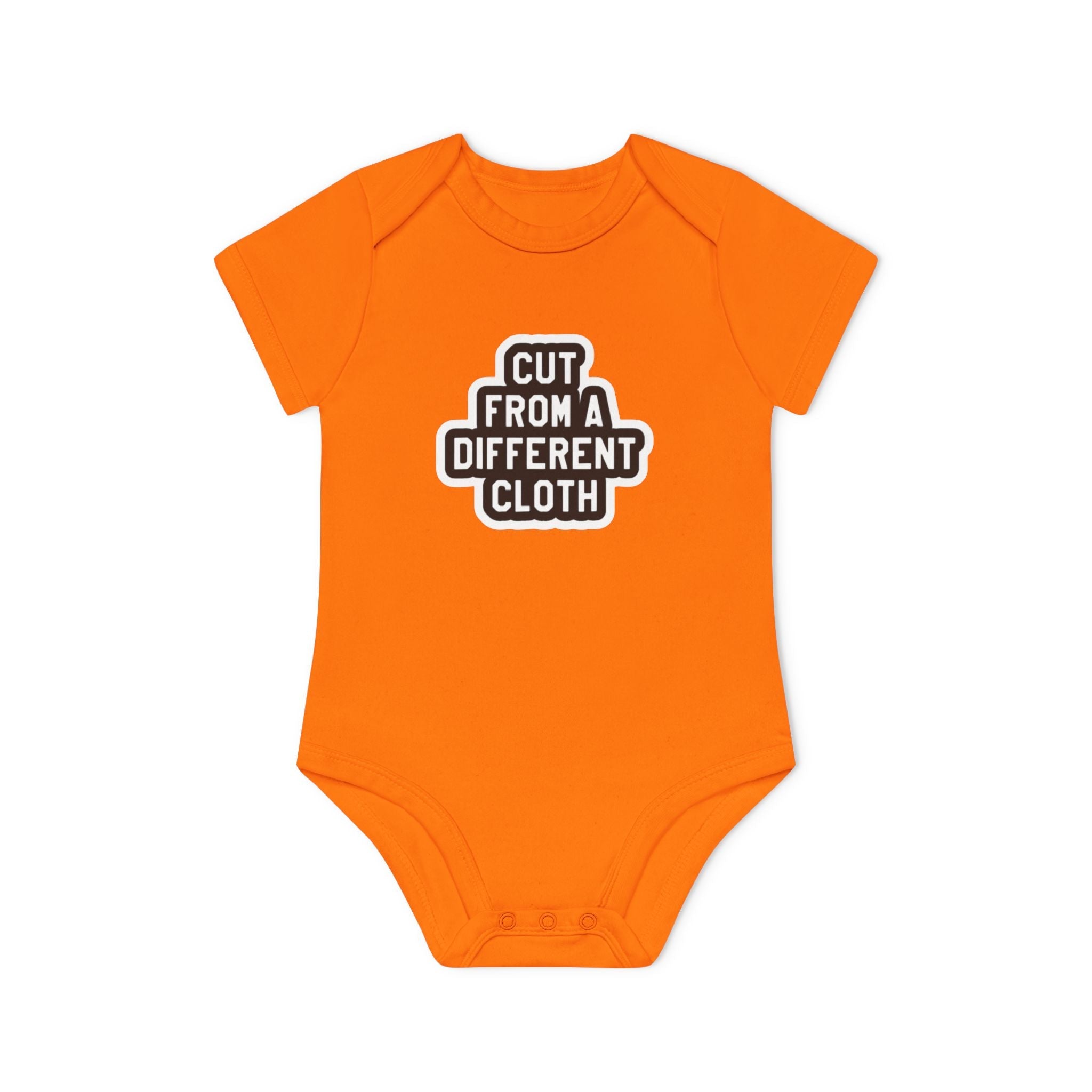 Baby Bodysuit — "Cut From A Different Cloth" Organic Short Sleeve Onesie - Art by Seepengoose: The Plug Clothing Company