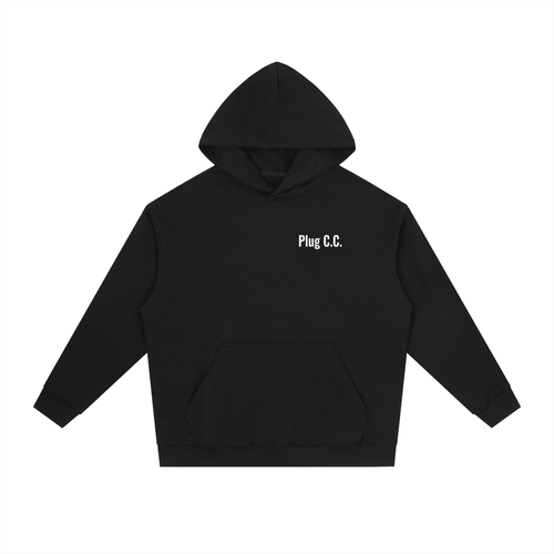 Bitcoin & Bench Hoodie - Art by Seepengoose: The Plug Clothing Company