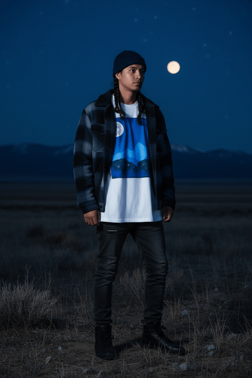 Buffalo Run: Essential T-Shirt - Art by Seepengoose: The Plug Clothing Company