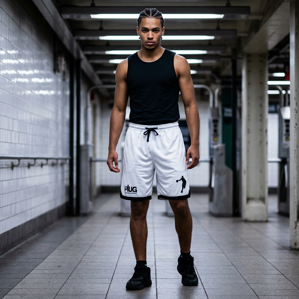Basketball Shorts — The Plug Clothing Co. Logo