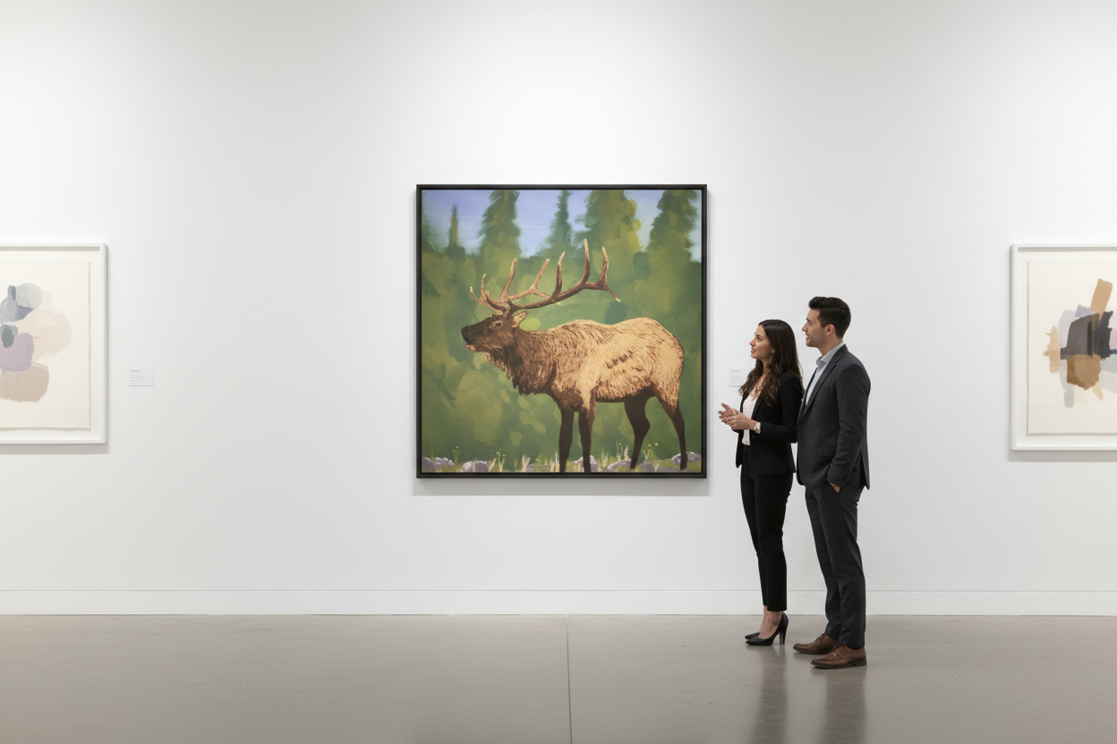 Elk Art Print - Gallery Lifestyle