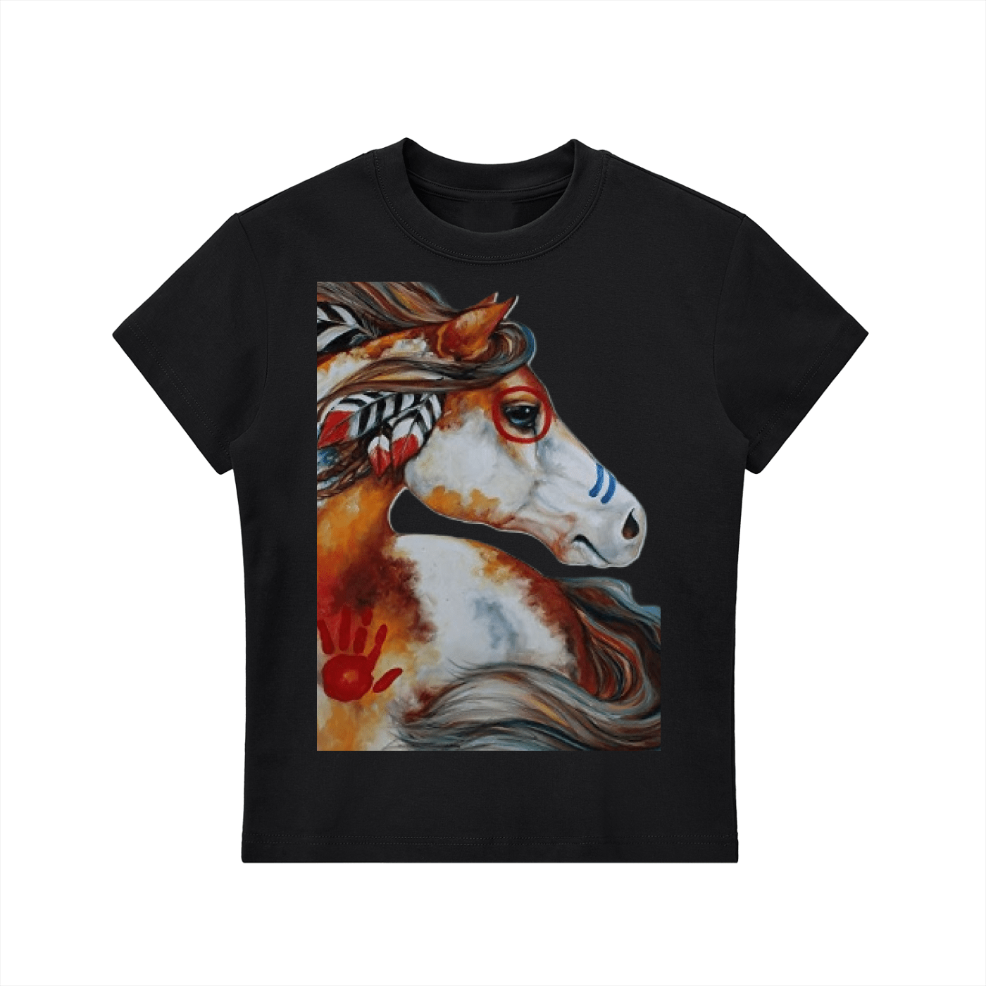 Essential Bodycon Crewneck T-Shirt - Art by Seepengoose: The Plug Clothing Company