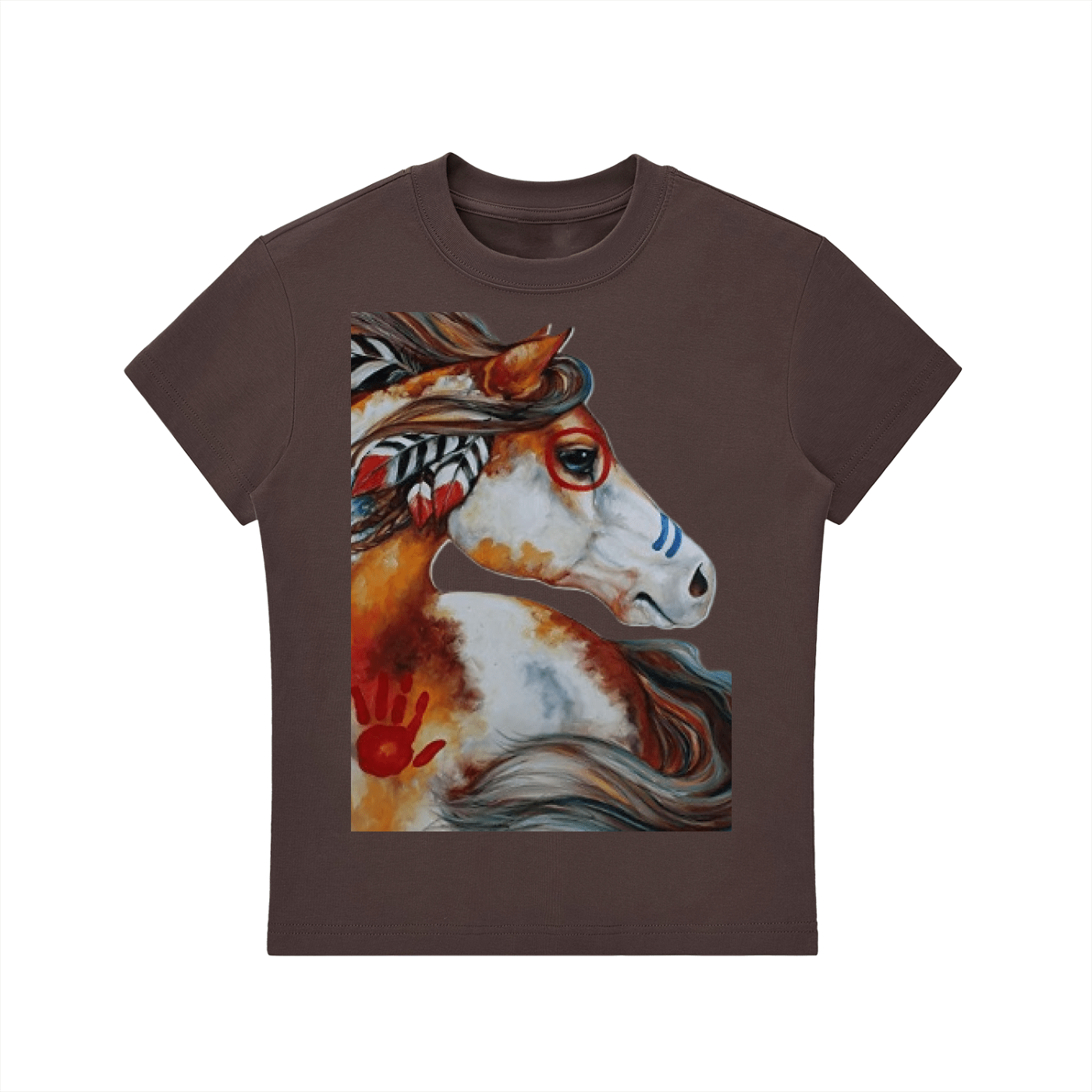 Essential Bodycon Crewneck T-Shirt - Art by Seepengoose: The Plug Clothing Company
