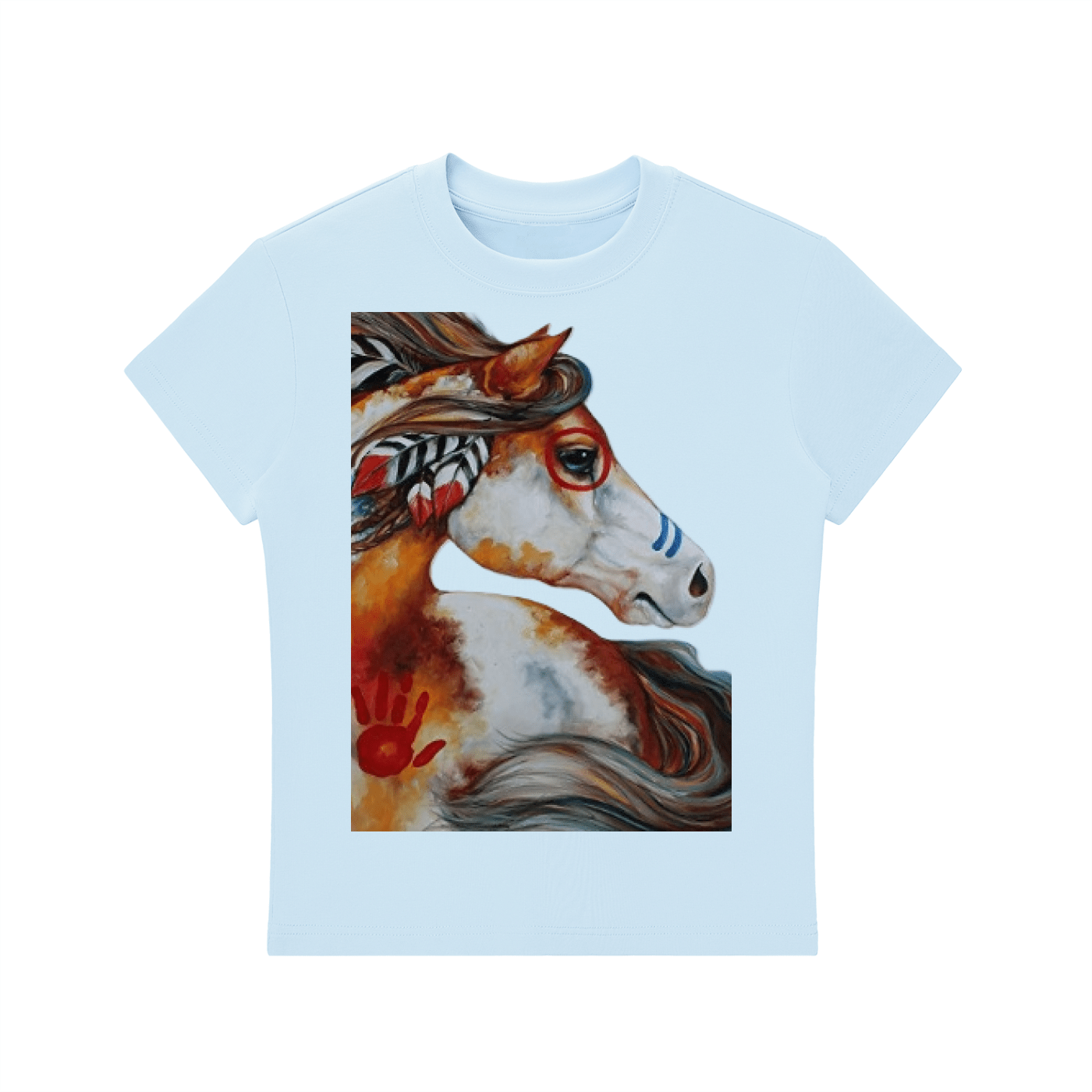 Essential Bodycon Crewneck T-Shirt - Art by Seepengoose: The Plug Clothing Company