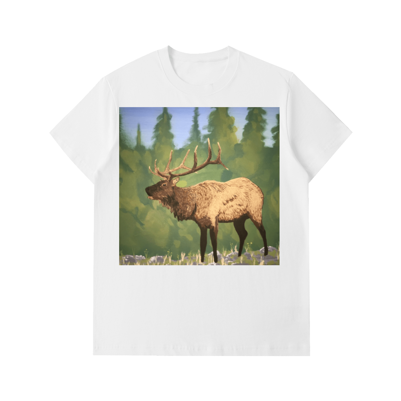 Essential Heavyweight Cotton T-Shirt - Art by Seepengoose: The Plug Clothing Company