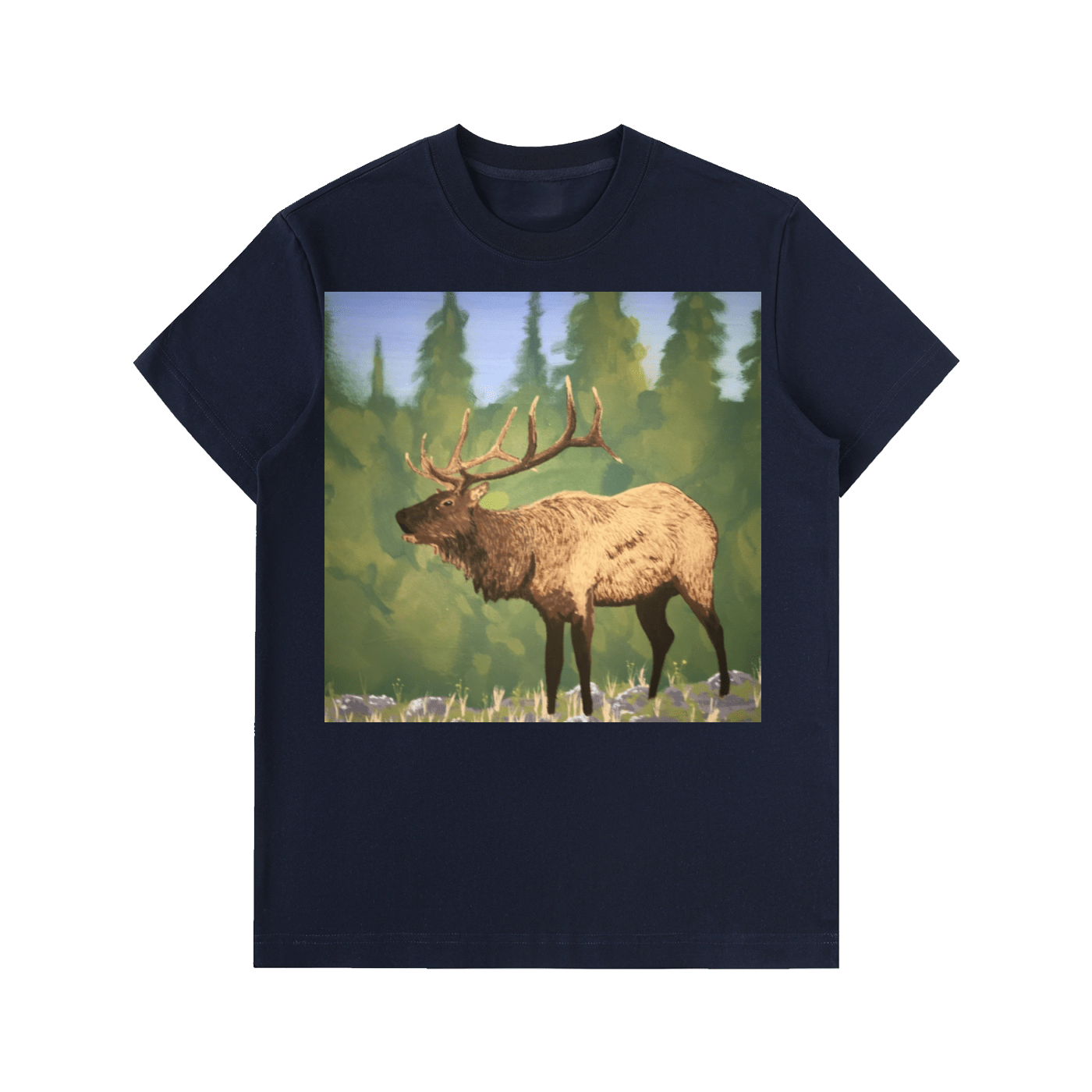 Essential Heavyweight Cotton T-Shirt - Art by Seepengoose: The Plug Clothing Company