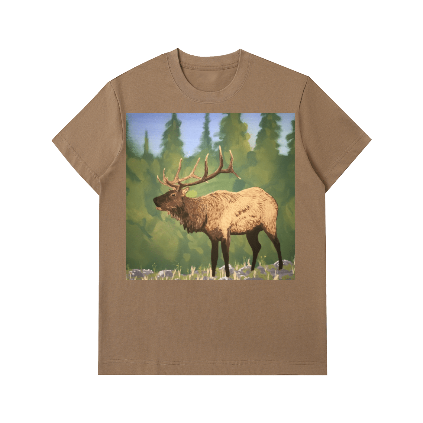 Essential Heavyweight Cotton T-Shirt - Art by Seepengoose: The Plug Clothing Company