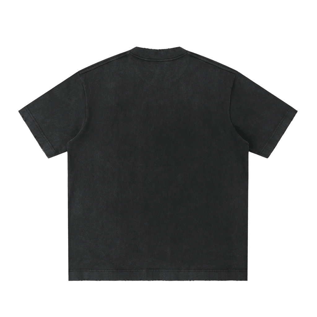 Heavyweight Vintage Bitcoin & Bench T-Shirt - Art by Seepengoose: The Plug Clothing Company