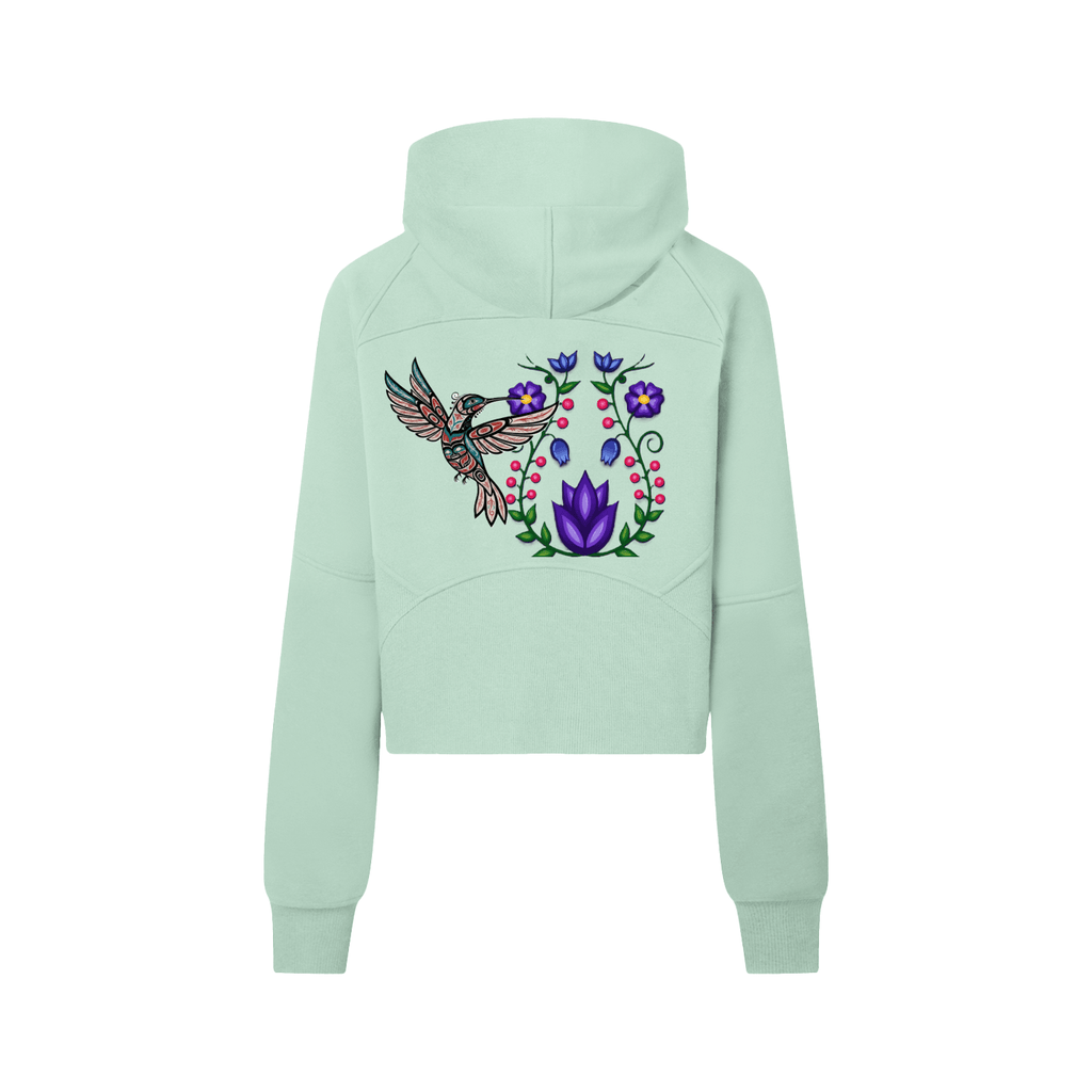Hummingbird Half-Zip Hoodie - Art by Seepengoose: The Plug Clothing Company
