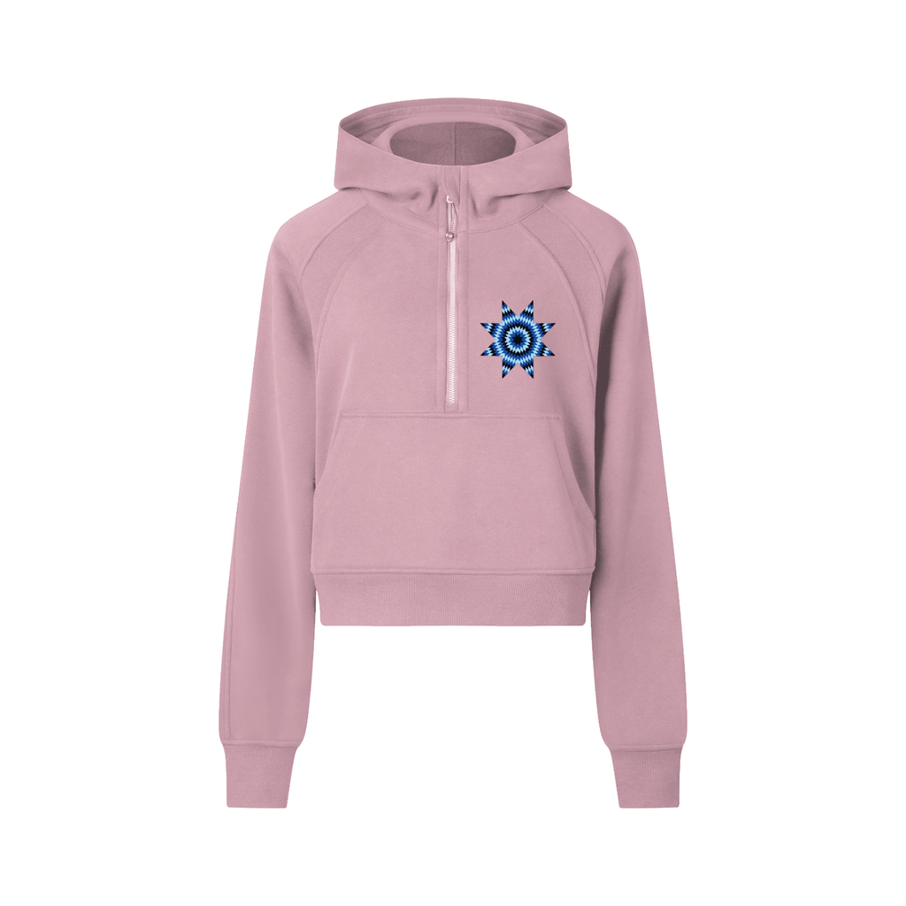 Hummingbird Half-Zip Hoodie - Art by Seepengoose: The Plug Clothing Company