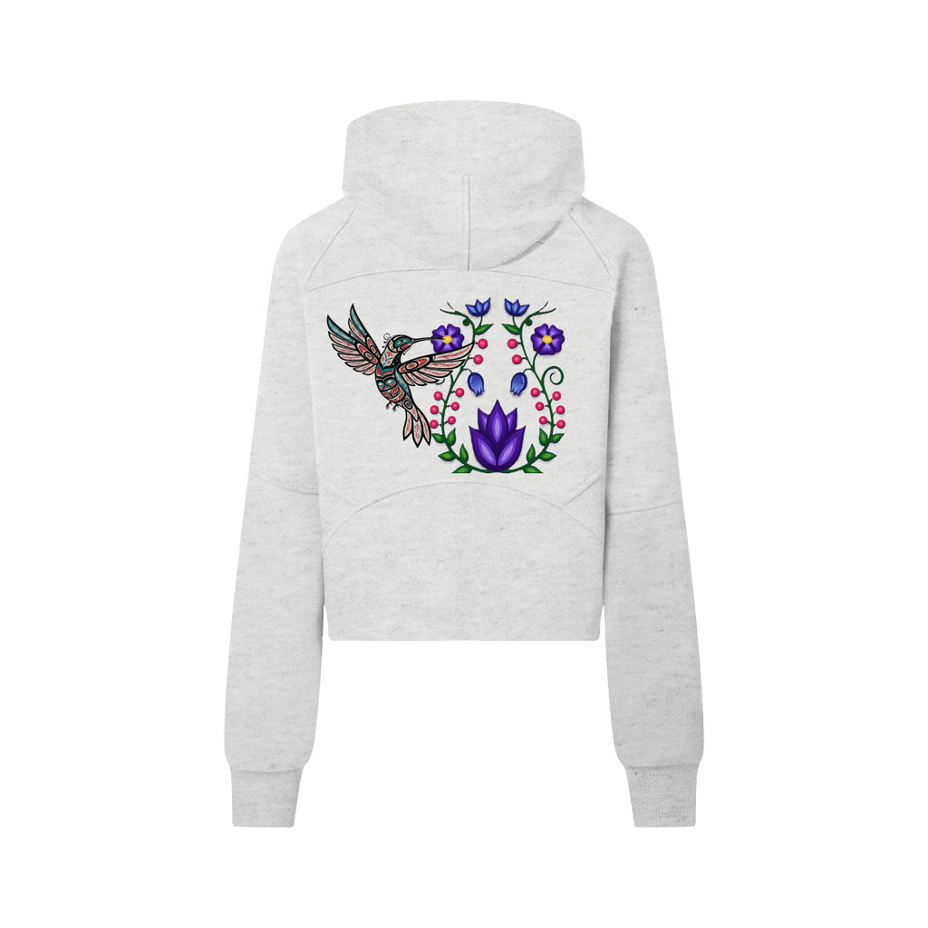Hummingbird Half-Zip Hoodie - Art by Seepengoose: The Plug Clothing Company