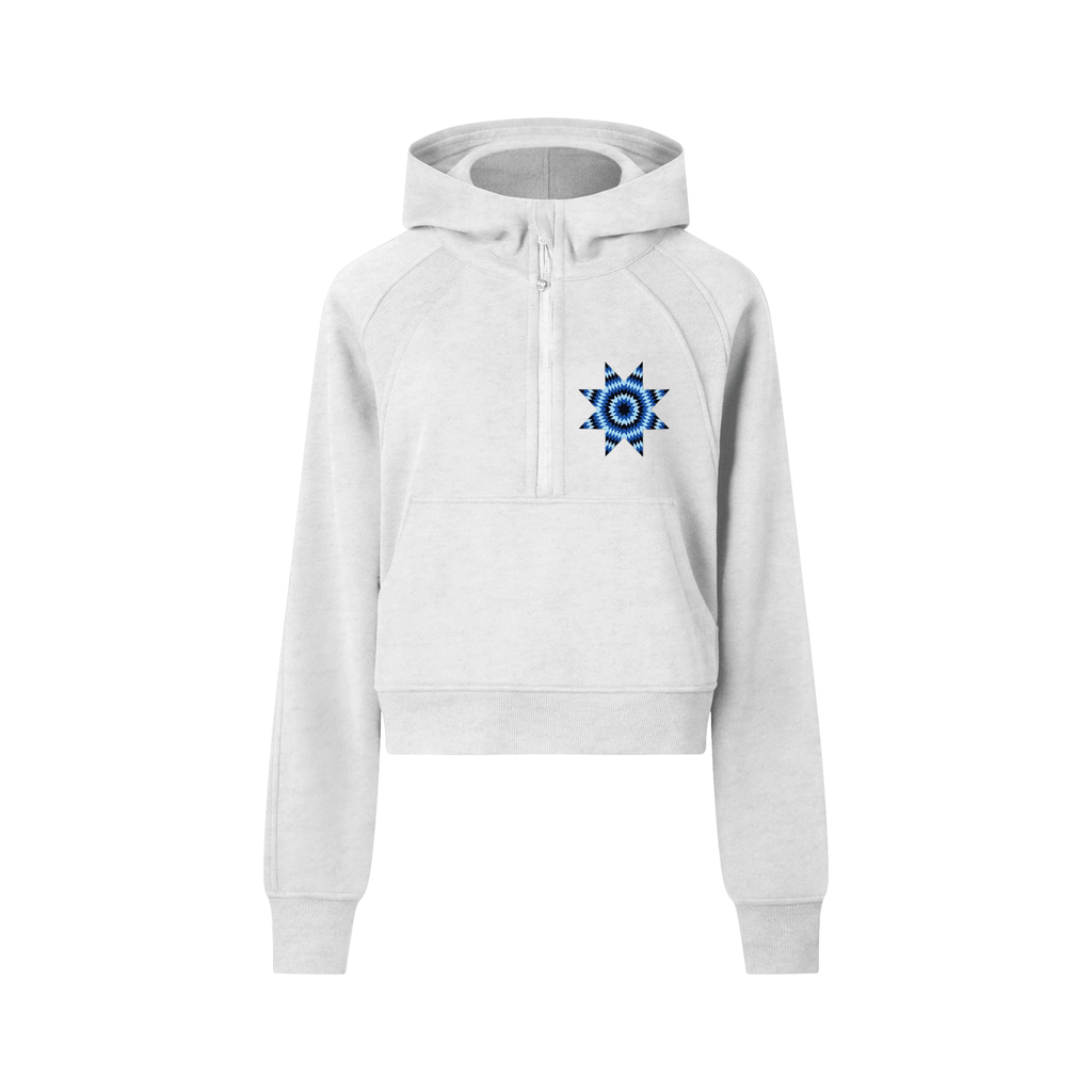 Hummingbird Half-Zip Hoodie - Art by Seepengoose: The Plug Clothing Company