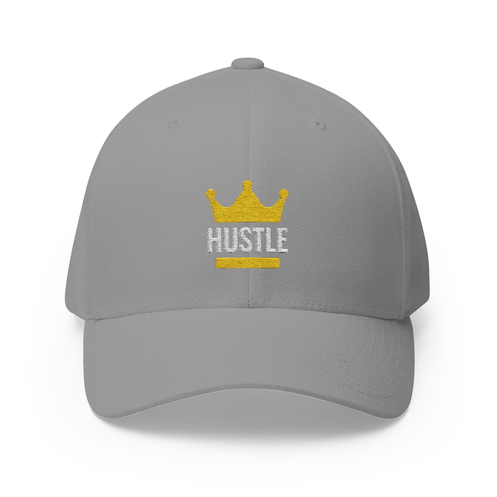 Hustle Crown Embroidered Cap — Plug Clothing Company Baseball Hat - Art by Seepengoose: The Plug Clothing Company