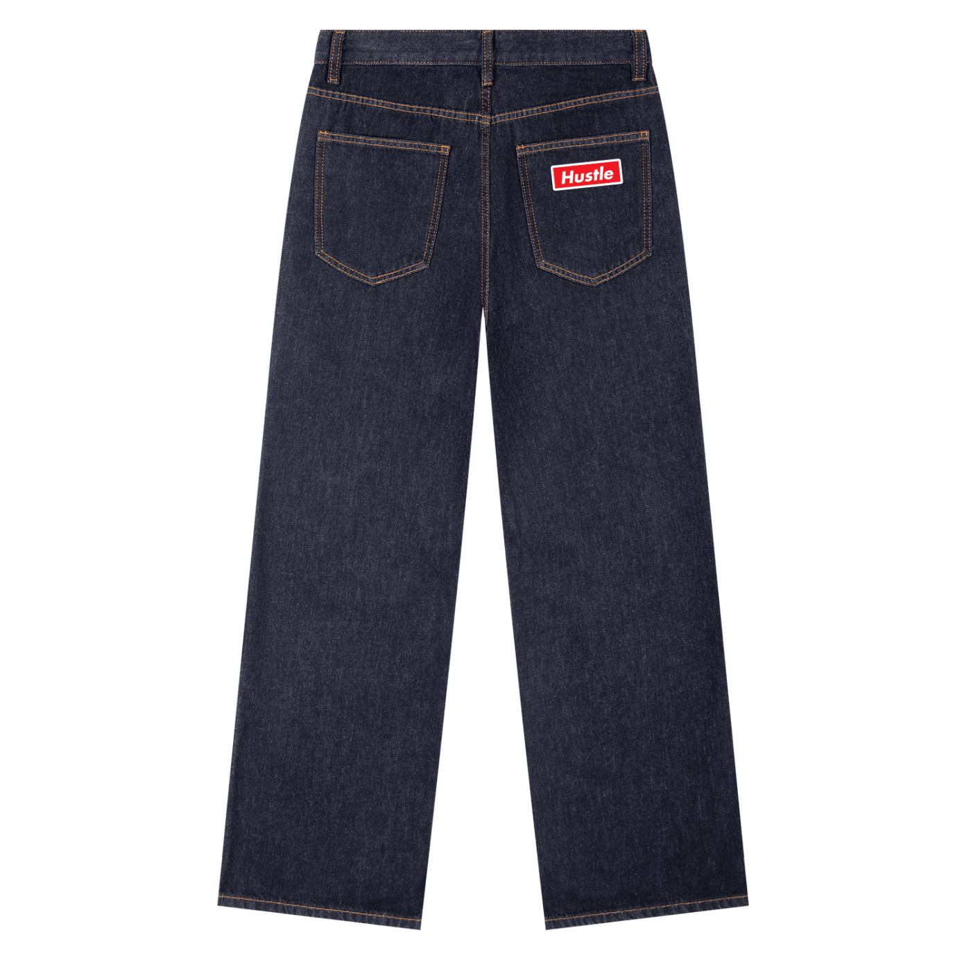 Hustle Th Plug C.C: Straight Leg Denim Jeans - Art by Seepengoose: The Plug Clothing Company