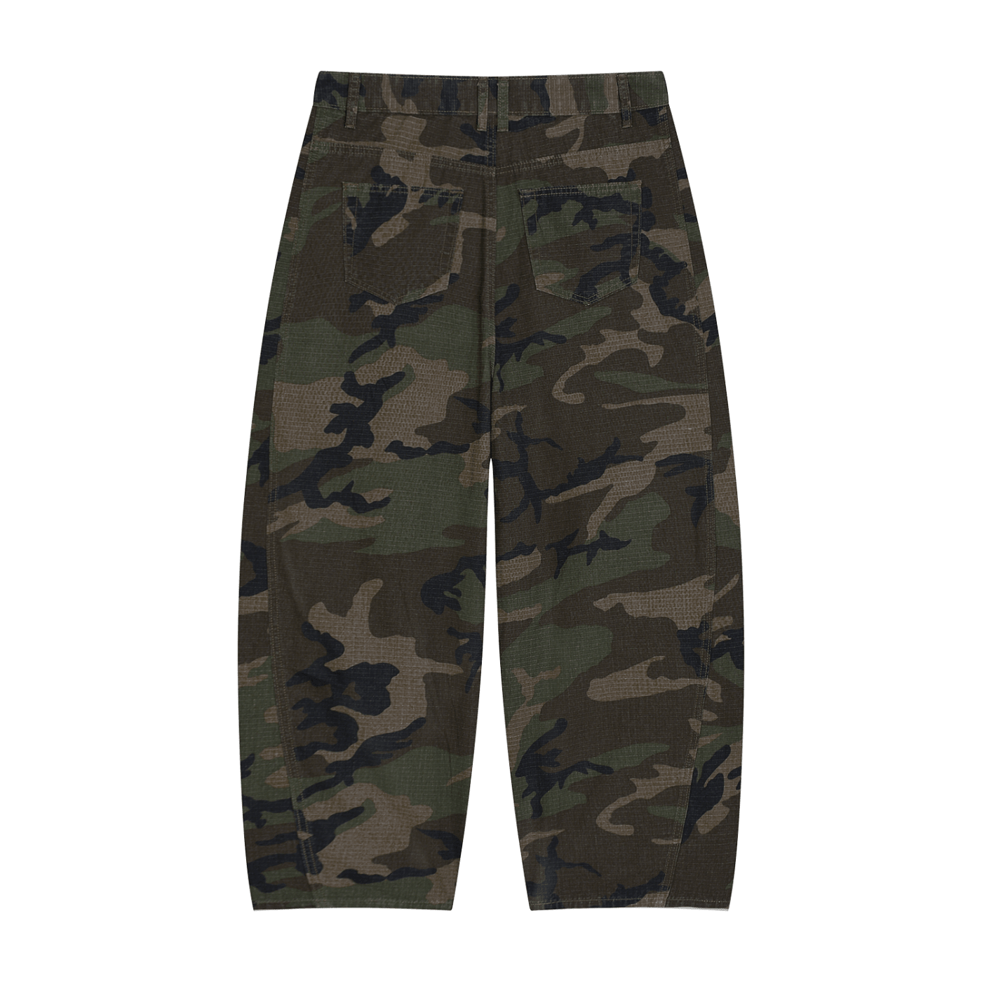 Men's Camo Barrel Leg Cargo Pants | The Plug Clothing Co. - Art by Seepengoose: The Plug Clothing Company
