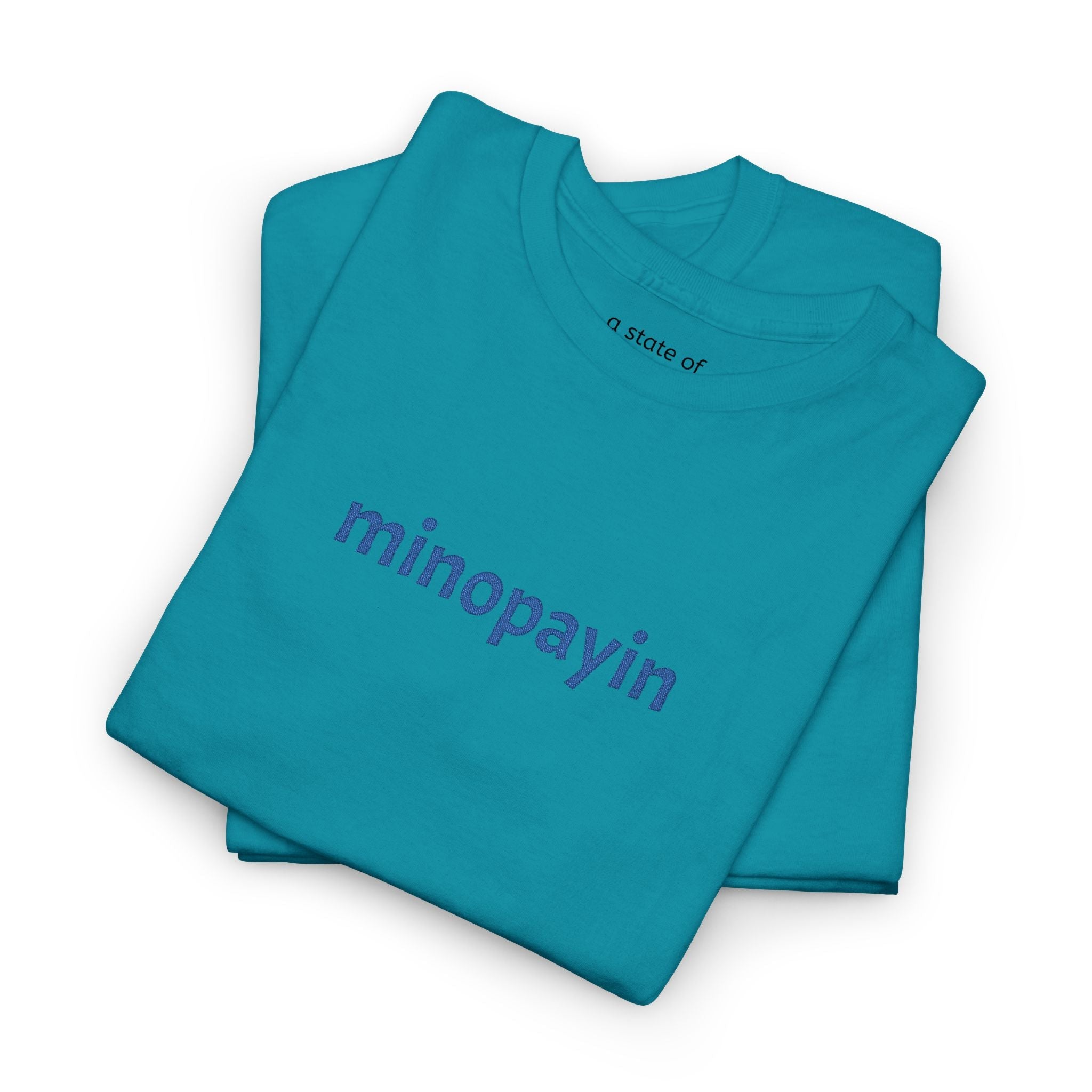 minopayin Cree Script Tee — Minimalist Retro Text Graphic T-Shirt - Art by Seepengoose: The Plug Clothing Company