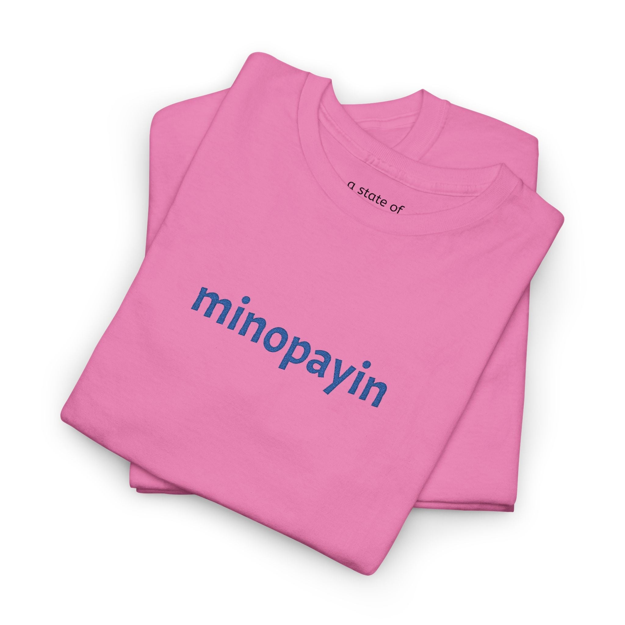 minopayin Cree Script Tee — Minimalist Retro Text Graphic T-Shirt - Art by Seepengoose: The Plug Clothing Company
