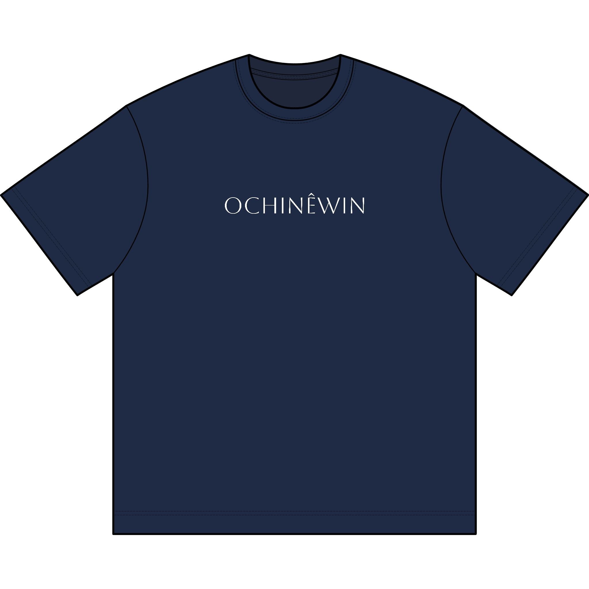 OCHINÉWIN Minimalist Graphic Tee — Indigenous Pride Boxy Men’s T-Shirt - Art by Seepengoose: The Plug Clothing Company