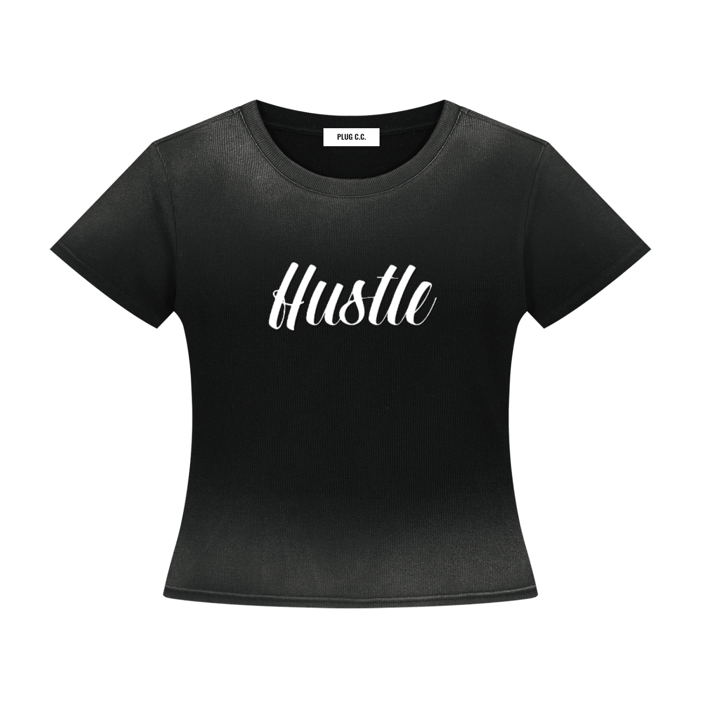 Plug Clothing Company Hustle: Women’s Sunfade Washed T-Shirt - Art by Seepengoose: The Plug Clothing Company