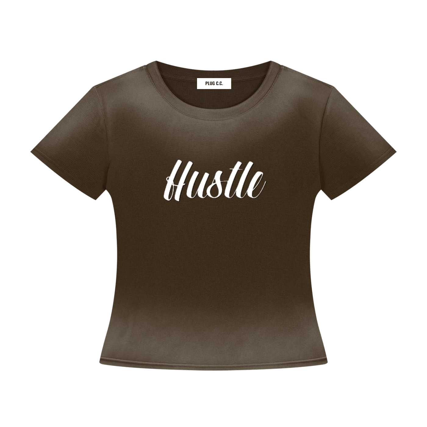 Plug Clothing Company Hustle: Women’s Sunfade Washed T-Shirt - Art by Seepengoose: The Plug Clothing Company