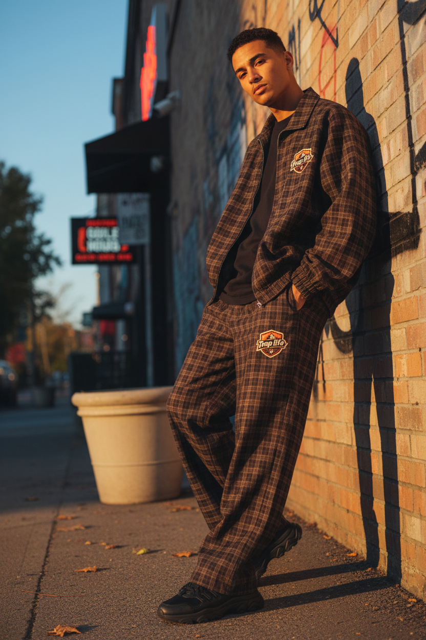 Red Plaid Set Lifestyle 1