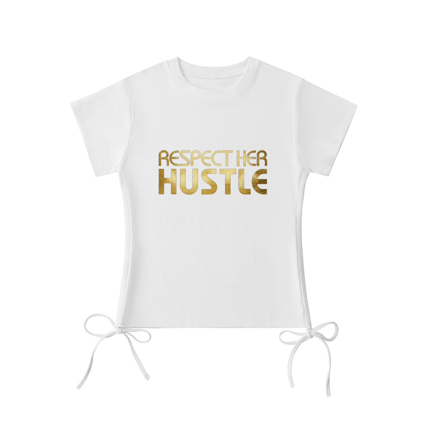 Respect Her Hustle: She's The Plug Essential Drawstring T-Shirt - Art by Seepengoose: The Plug Clothing Company