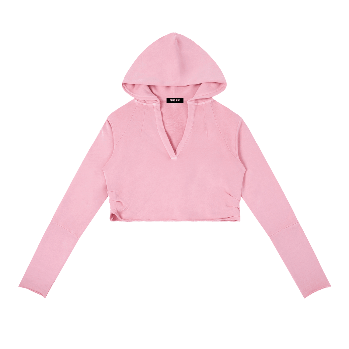 Respect Her Hustle: Vintage Washed Raw Edge Hoodie - Art by Seepengoose: The Plug Clothing Company